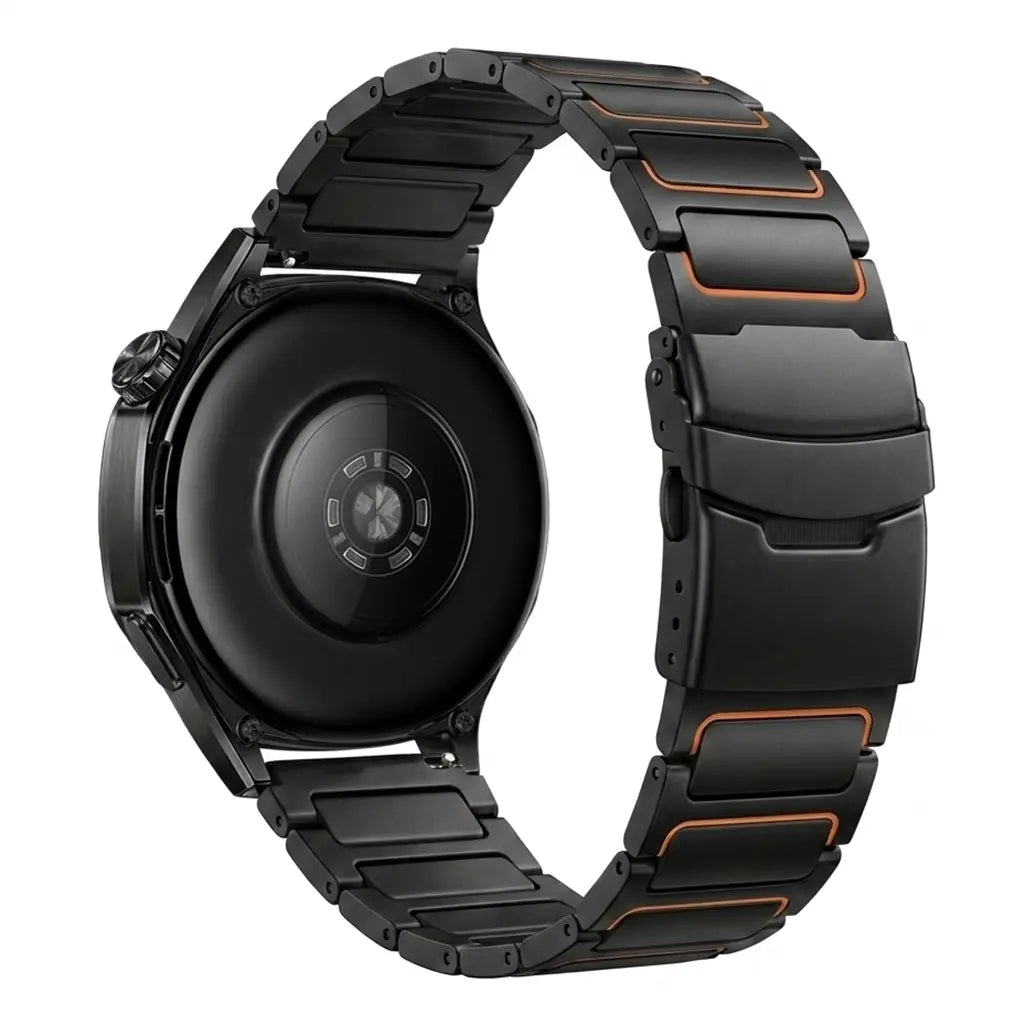 Suunto Race 2 Turtle Titanium Strap (Black/Orange)