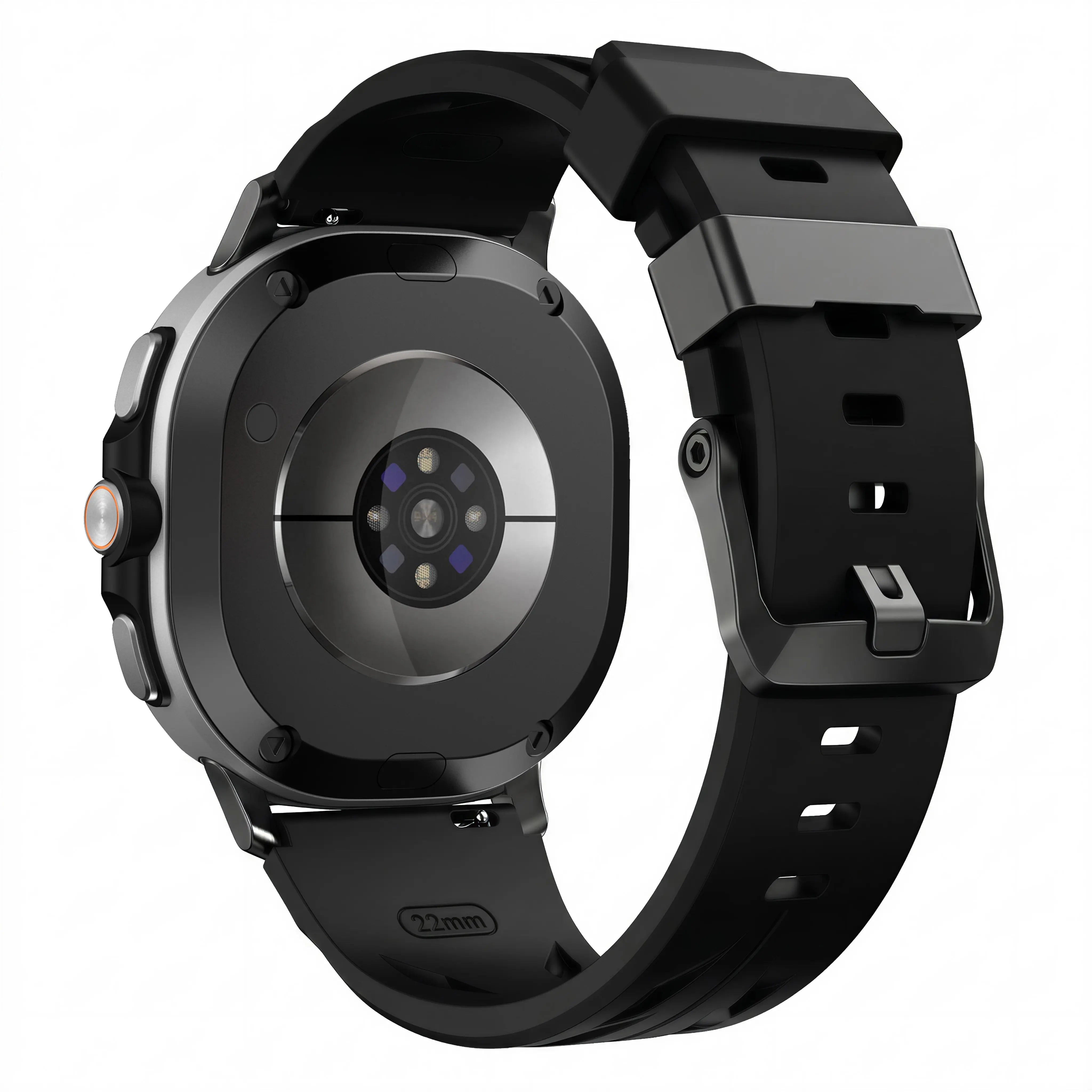 Samsung Galaxy Watch 9 - 44mm Race Silikonarmband (Schwarz)