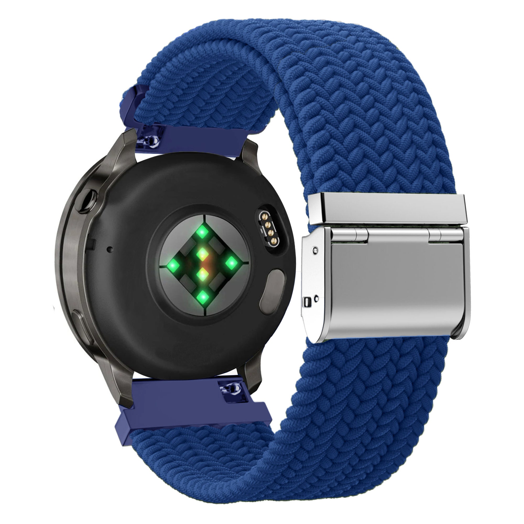 Bandz Garmin Forerunner 570 - 47mm Woven Nylon Strap (Blue)