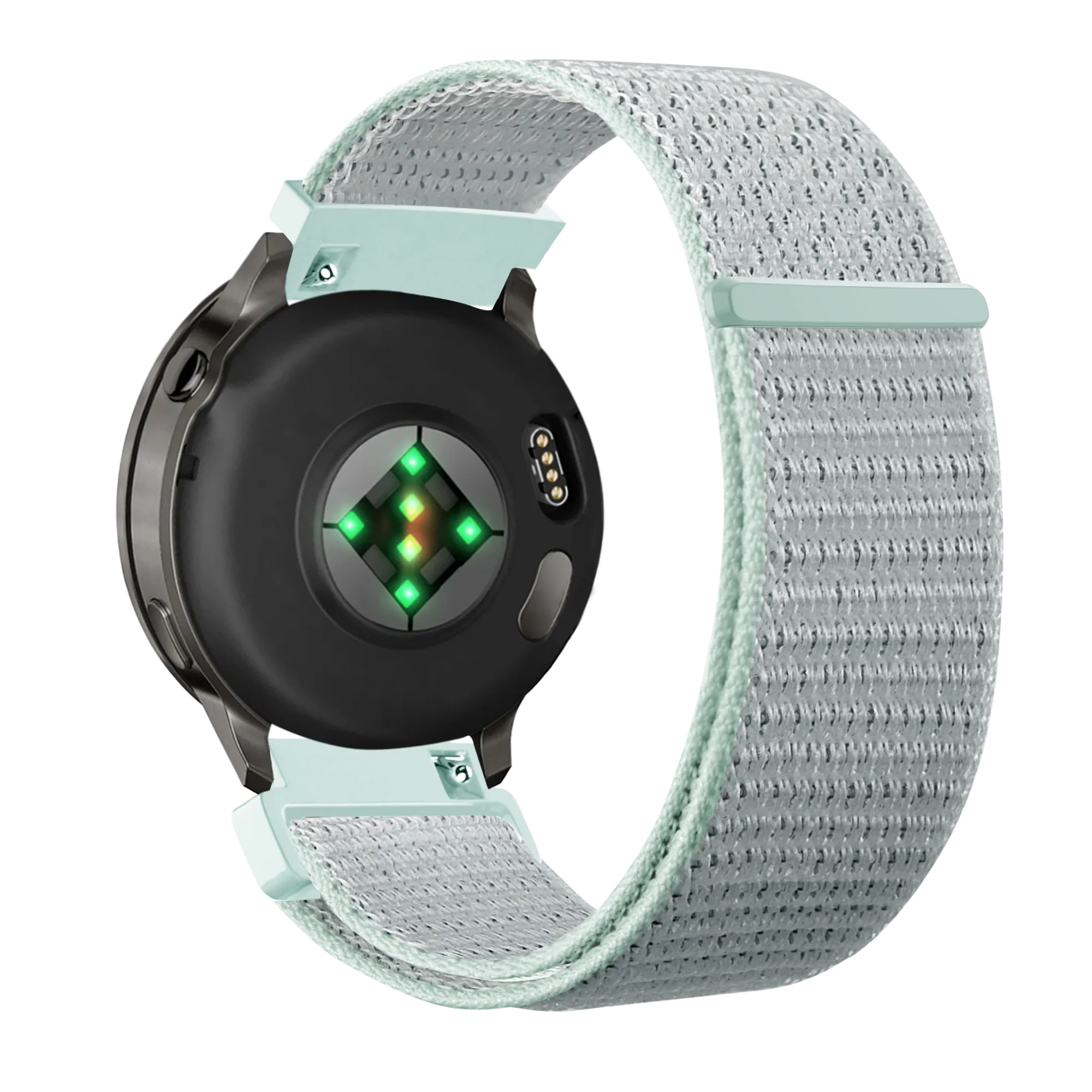 Bandz Garmin Forerunner 265s Nylon Loop Strap (Light Cyan)