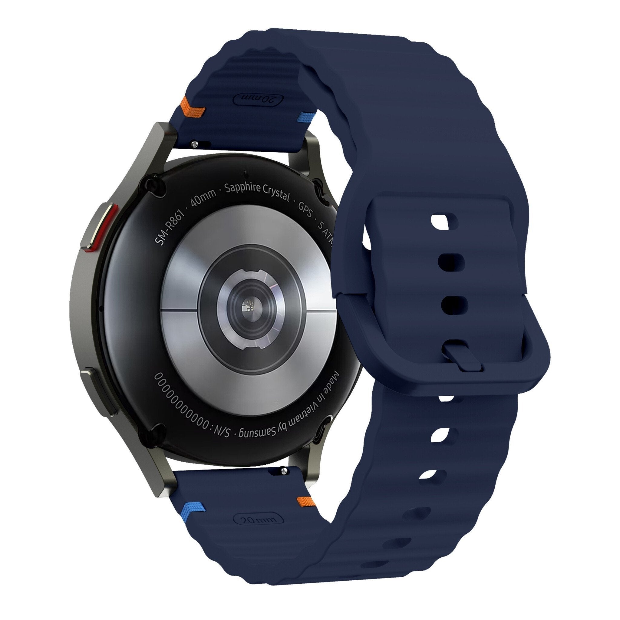 Huawei Watch GT 6 Pro - 46mm Wave Silikonarmband (Dunkel Blau)