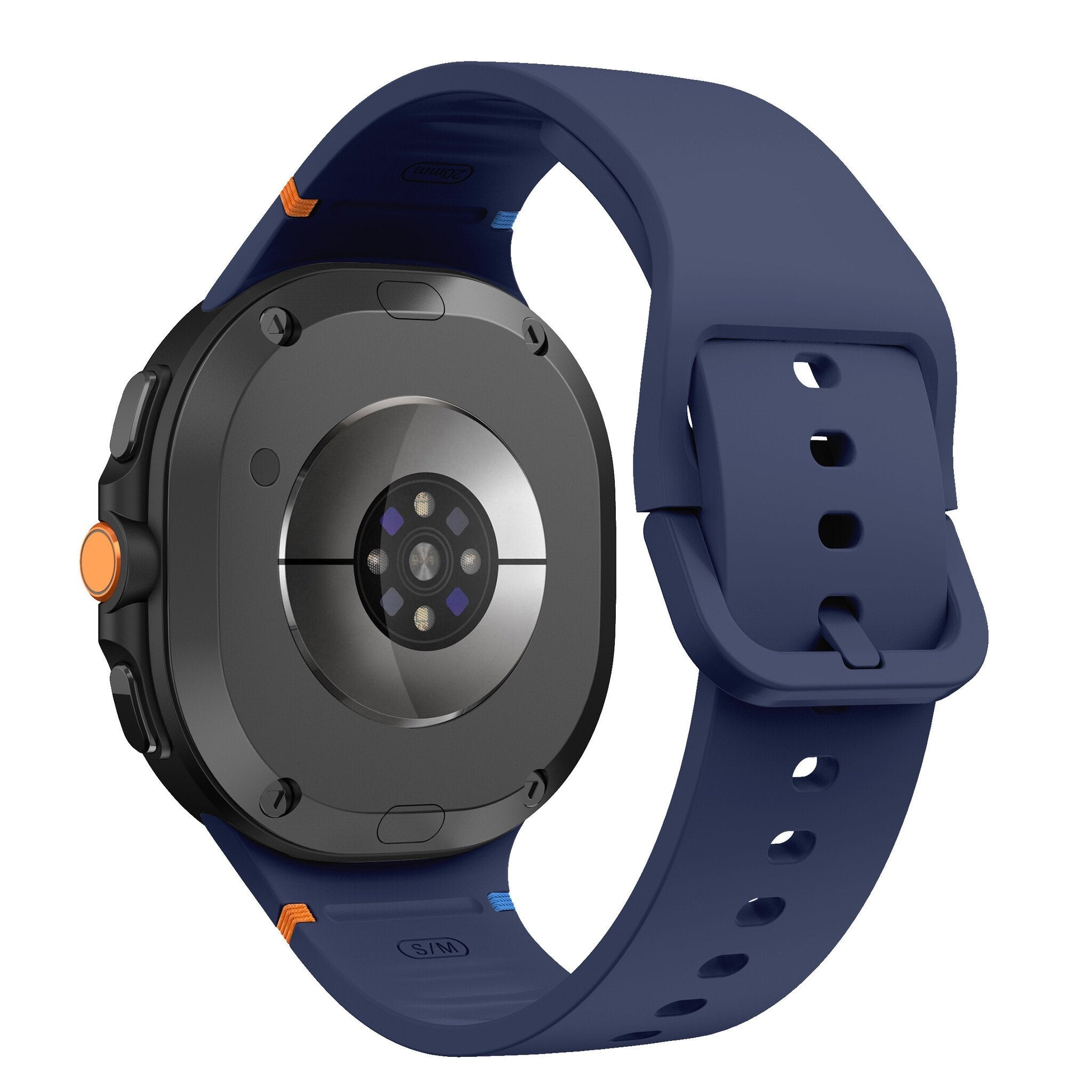Samsung Galaxy Watch 8 - 44mm Silikonarmband (Dunkelblau)