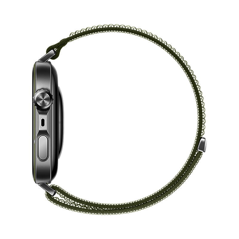 Huawei Watch Fit 3 Ultradünnes Nylonband (Dunkelgrün)