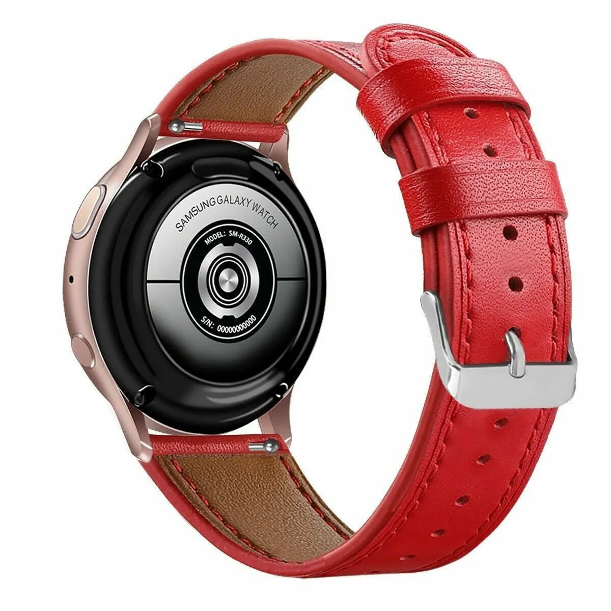 Coros Apex 2 Modernes Lederarmband (Rot)
