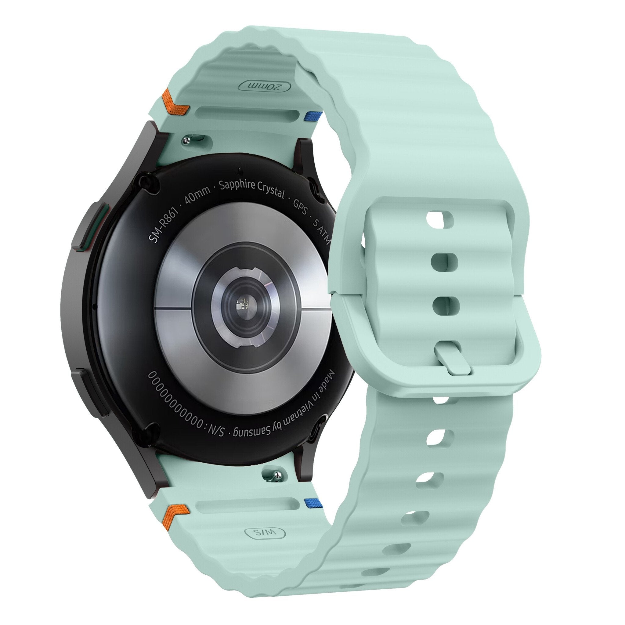 Samsung Galaxy Watch 7 - 40mm Wave Armband (Hellgrün)