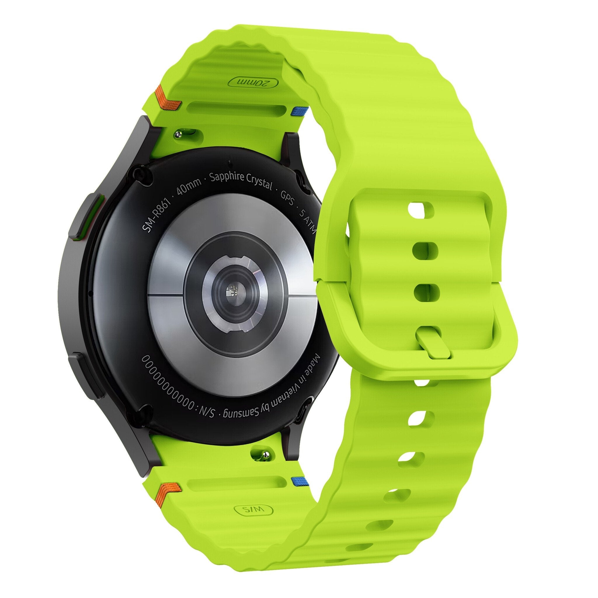 Samsung Galaxy Watch 4 Classic 42mm Wave Strap (Lime)