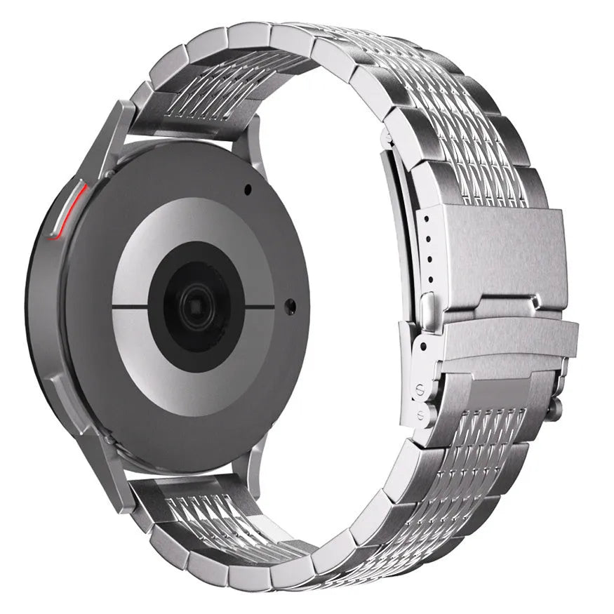 Coros Pace 2 Luxus Stahlgliederarmband (Silber)