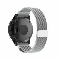 Garmin Instinct 3 - 45mm Milanese-Armband (Silber)