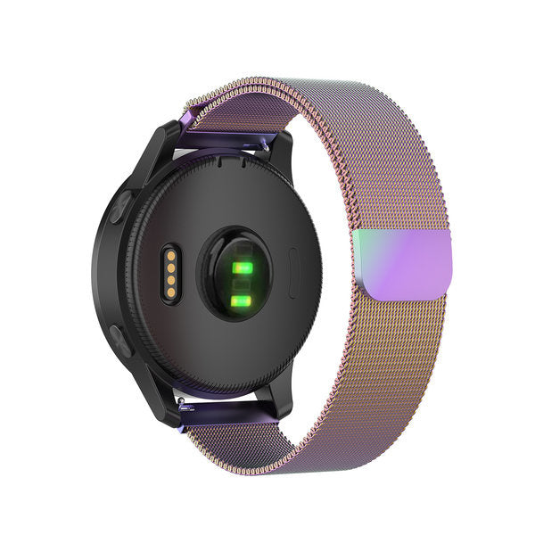 Garmin Venu 3s Milanese Armband (Regenbogen)