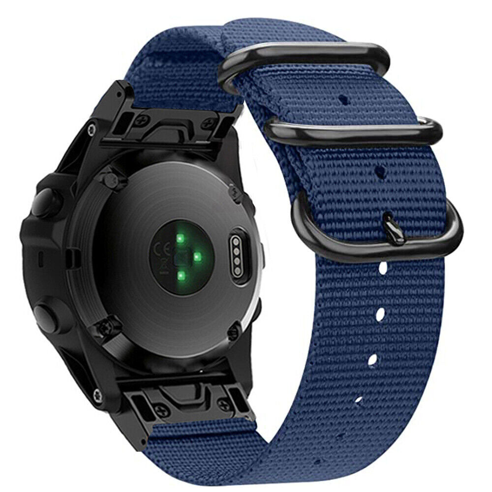 Garmin Fenix 8 Pro - 51mm Nylonarmband mit Schnalle (Blau)