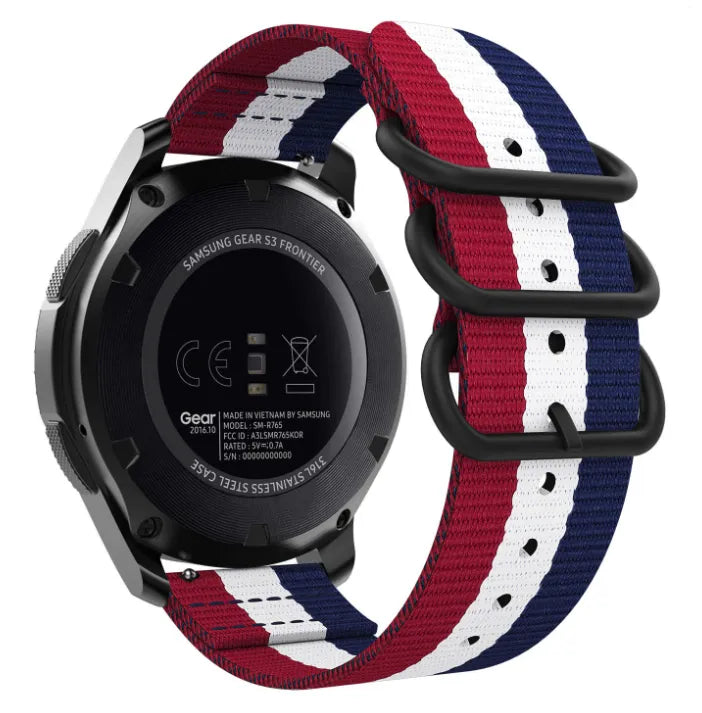Samsung Galaxy Watch 4 - 44mm Nylon Schnallenarmband (3-farbig)