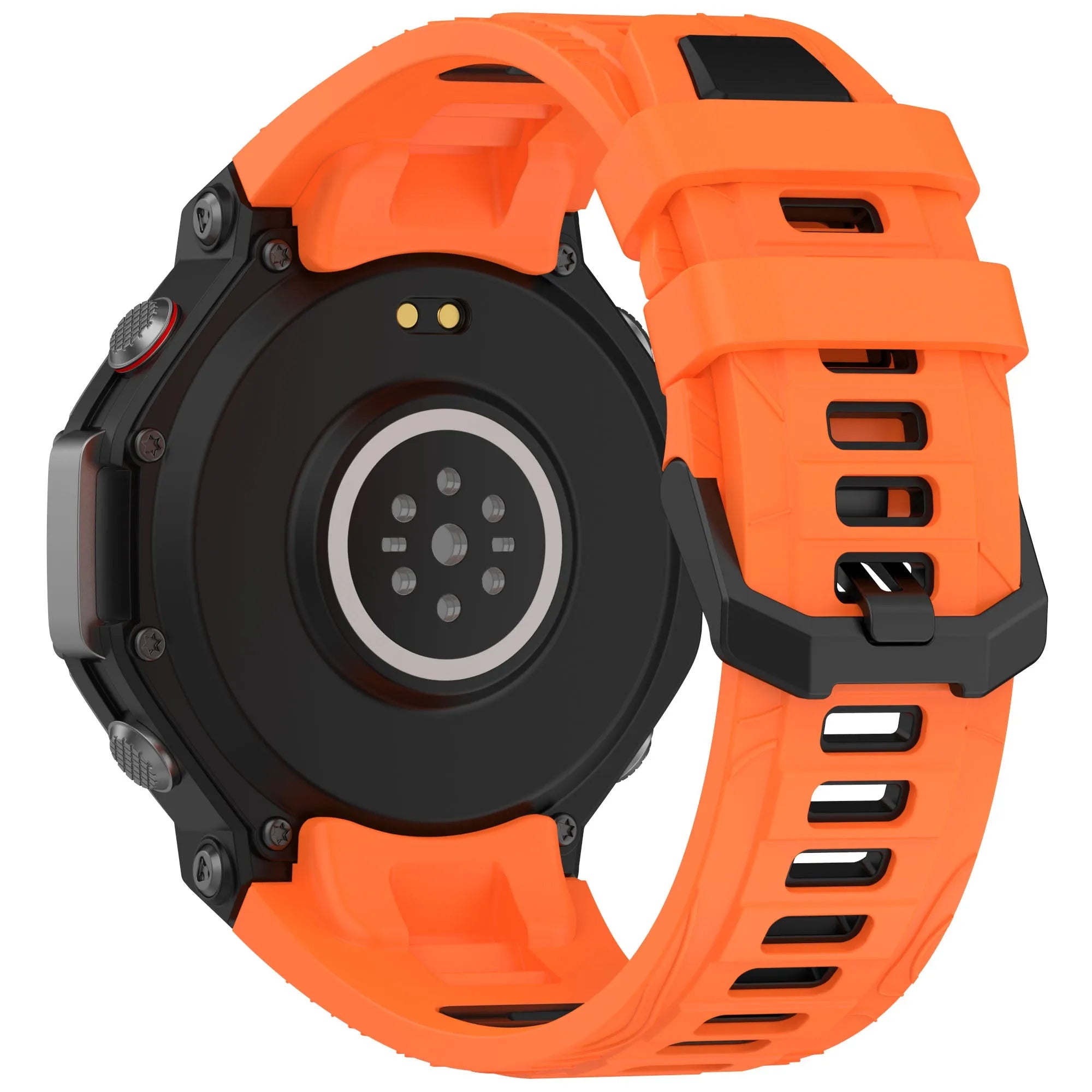 Amazfit T-Rex 3 Silikon-Sportarmband (Orange/Schwarz)