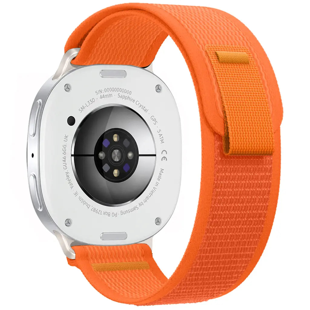 Samsung Galaxy Watch 8 - 40mm Trail Nylonarmband (Orange)