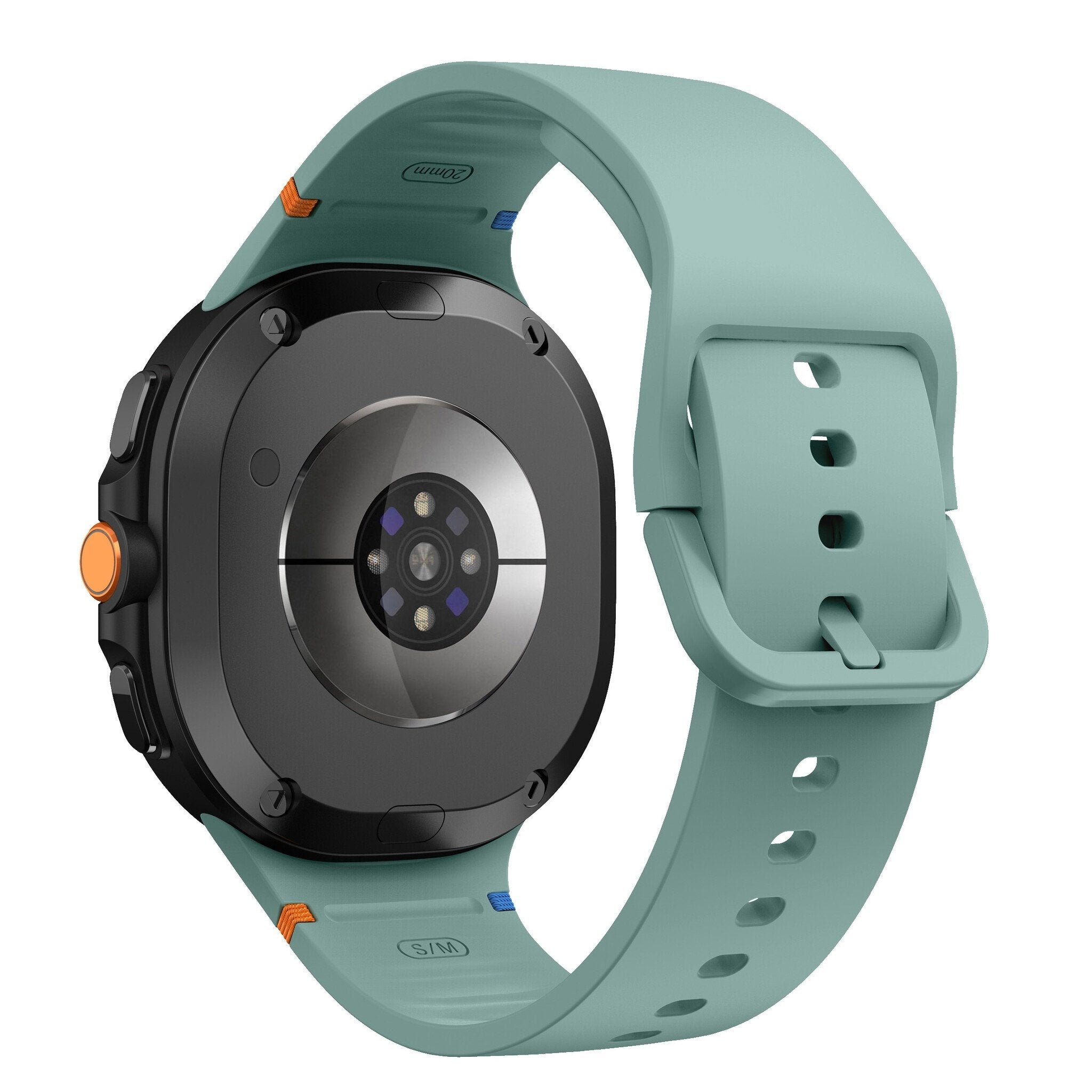 Samsung Galaxy Watch 8 - 44mm Silikonarmband (Viridiangrün)