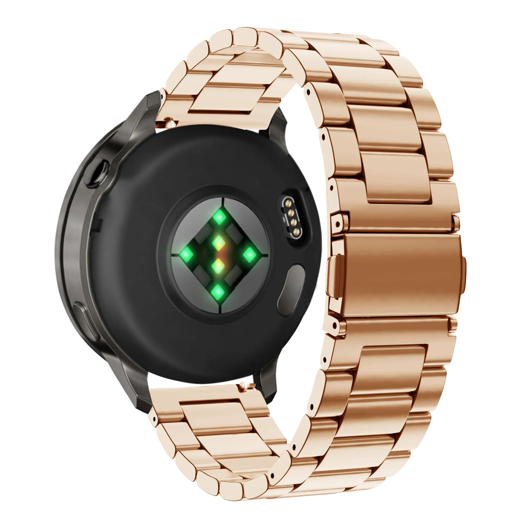 Bandz Garmin Forerunner 70 Stahlarmband 'Classic' (Roségold)