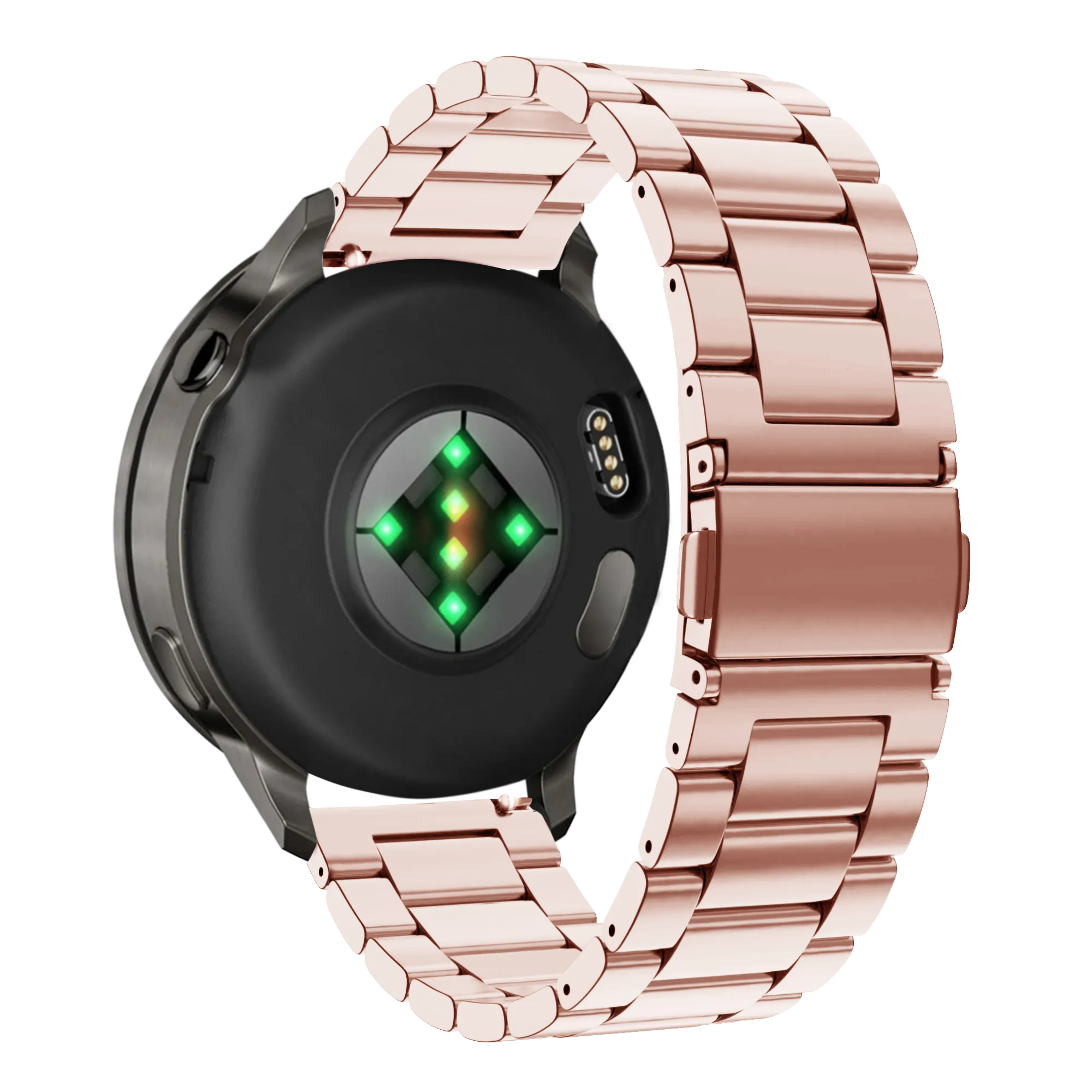 Bandz Garmin Forerunner 70 Stahlarmband 'Classic' (Rosa)