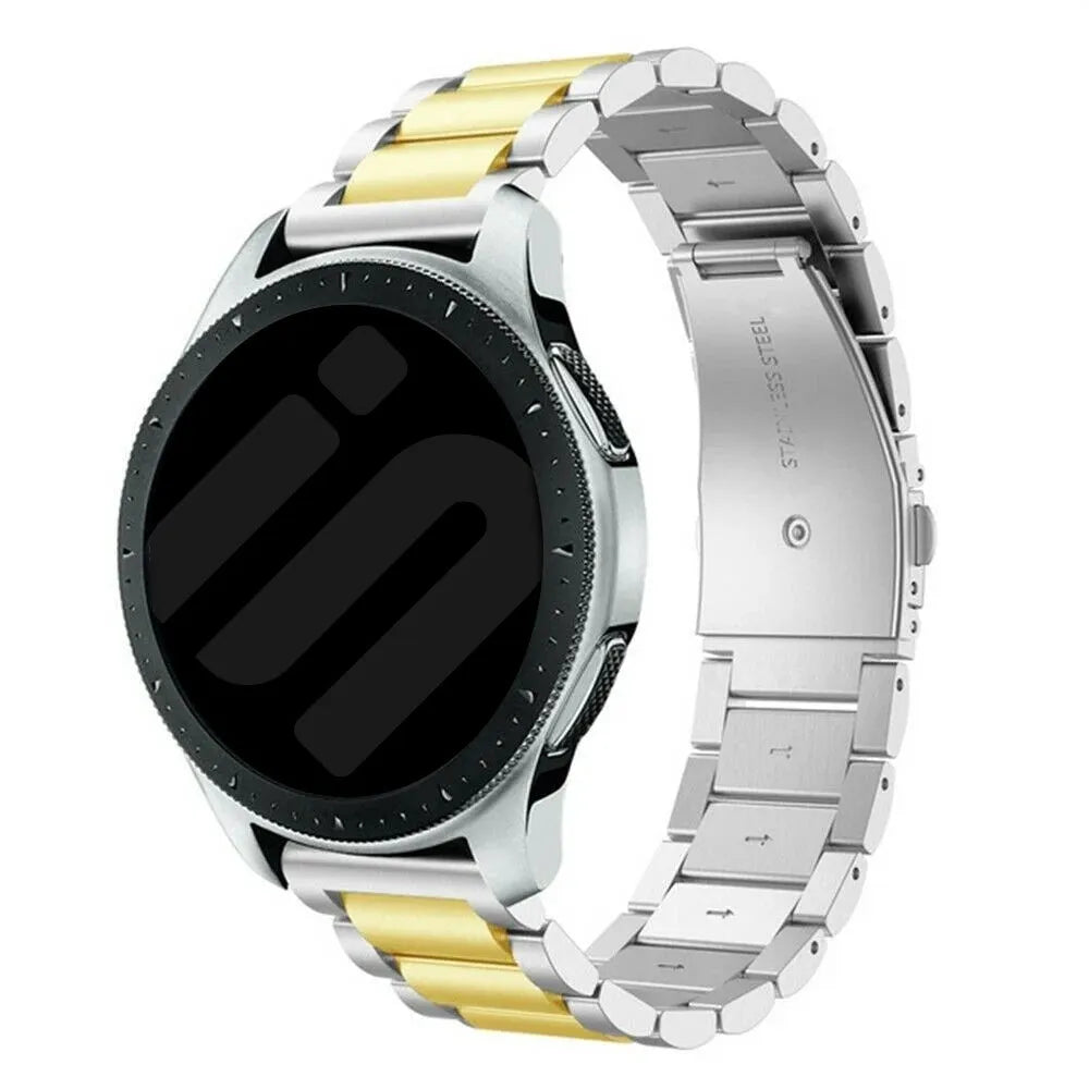 Amazfit GTR Mini Stahlarmband (Silber/Gold)