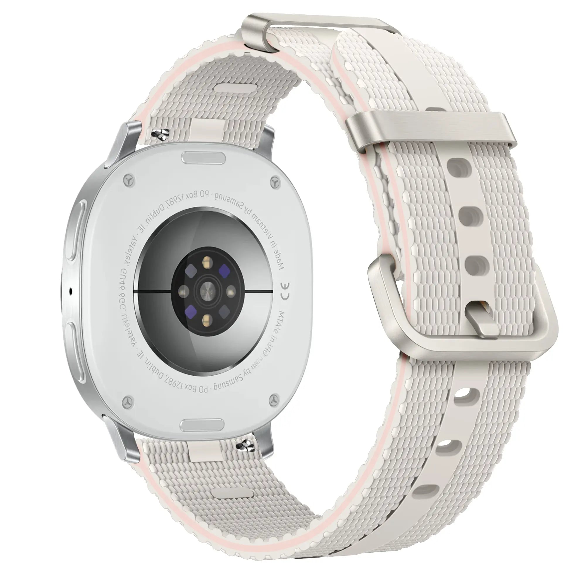 Samsung Galaxy Watch 8 - 44mm Silicone Active Strap (Starlight)