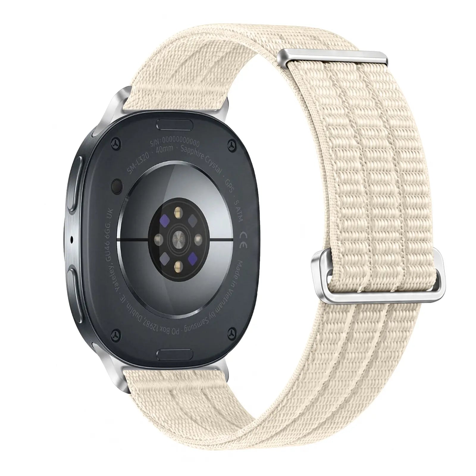 Samsung Galaxy Watch 9 - 40mm Nylon Air Armband (Polarstern)