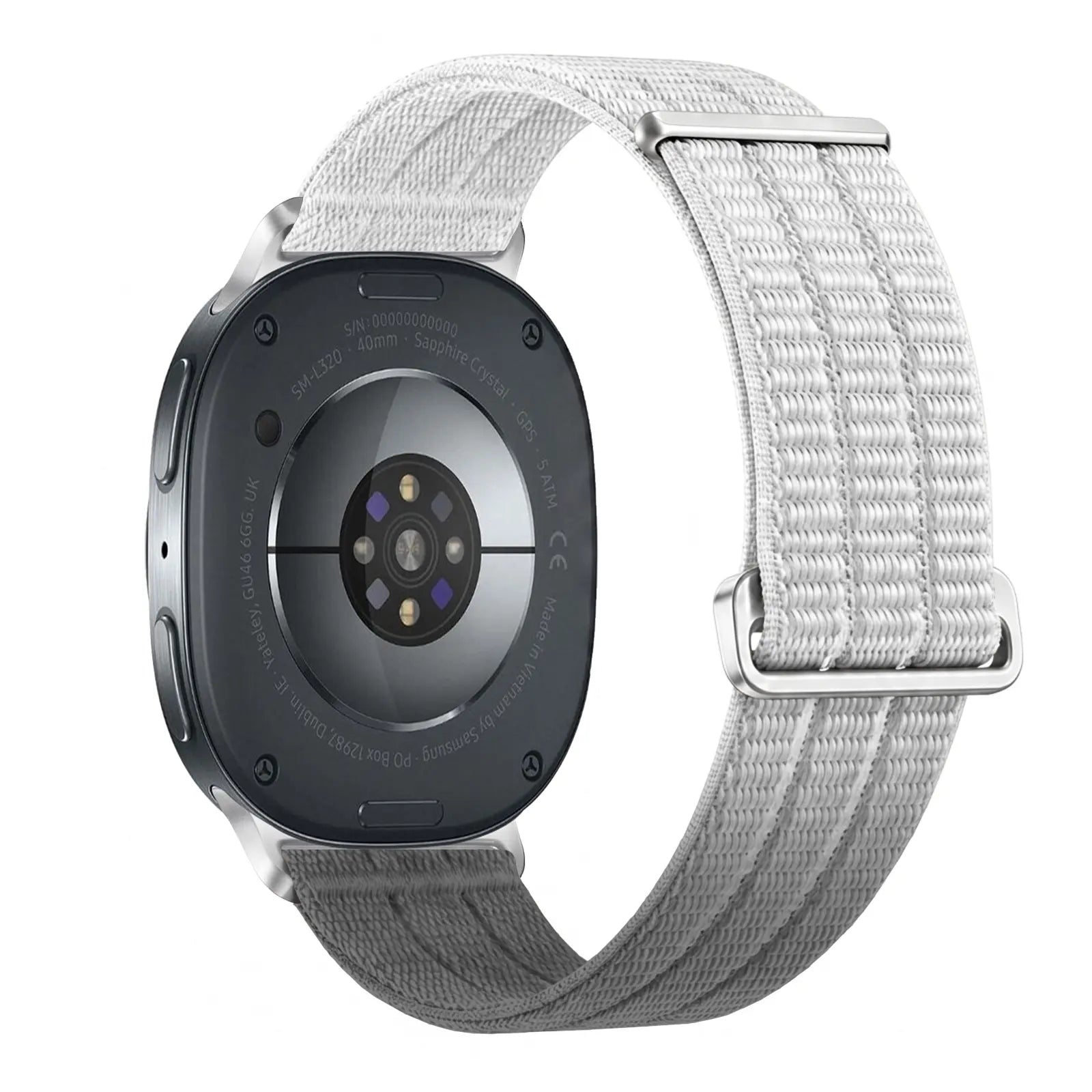 Samsung Galaxy Watch 8 Classic Nylon Air Armband (Gradient Grau)