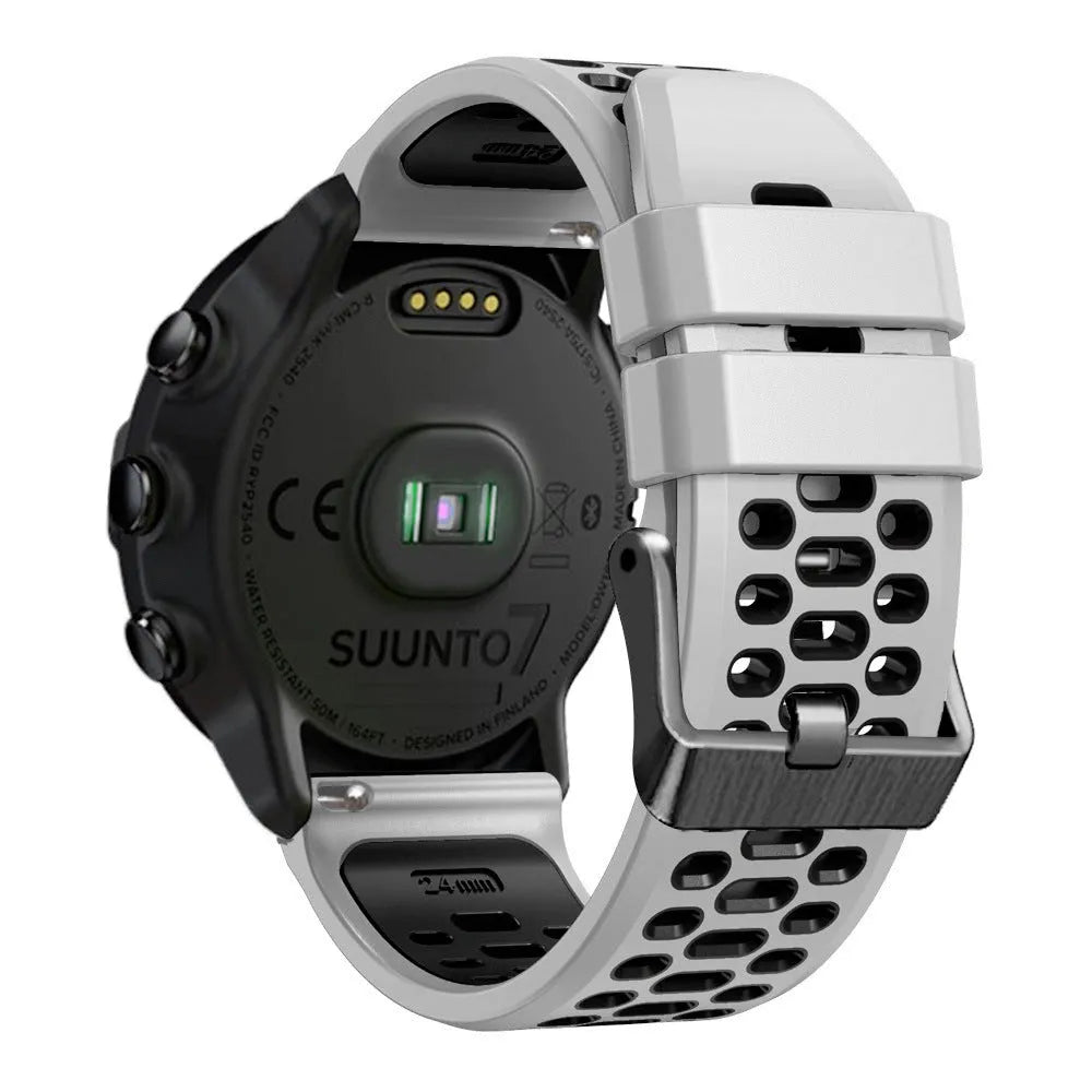TicWatch Pro 5 Enduro Schnalle Sportarmband (Weiß/Schwarz)