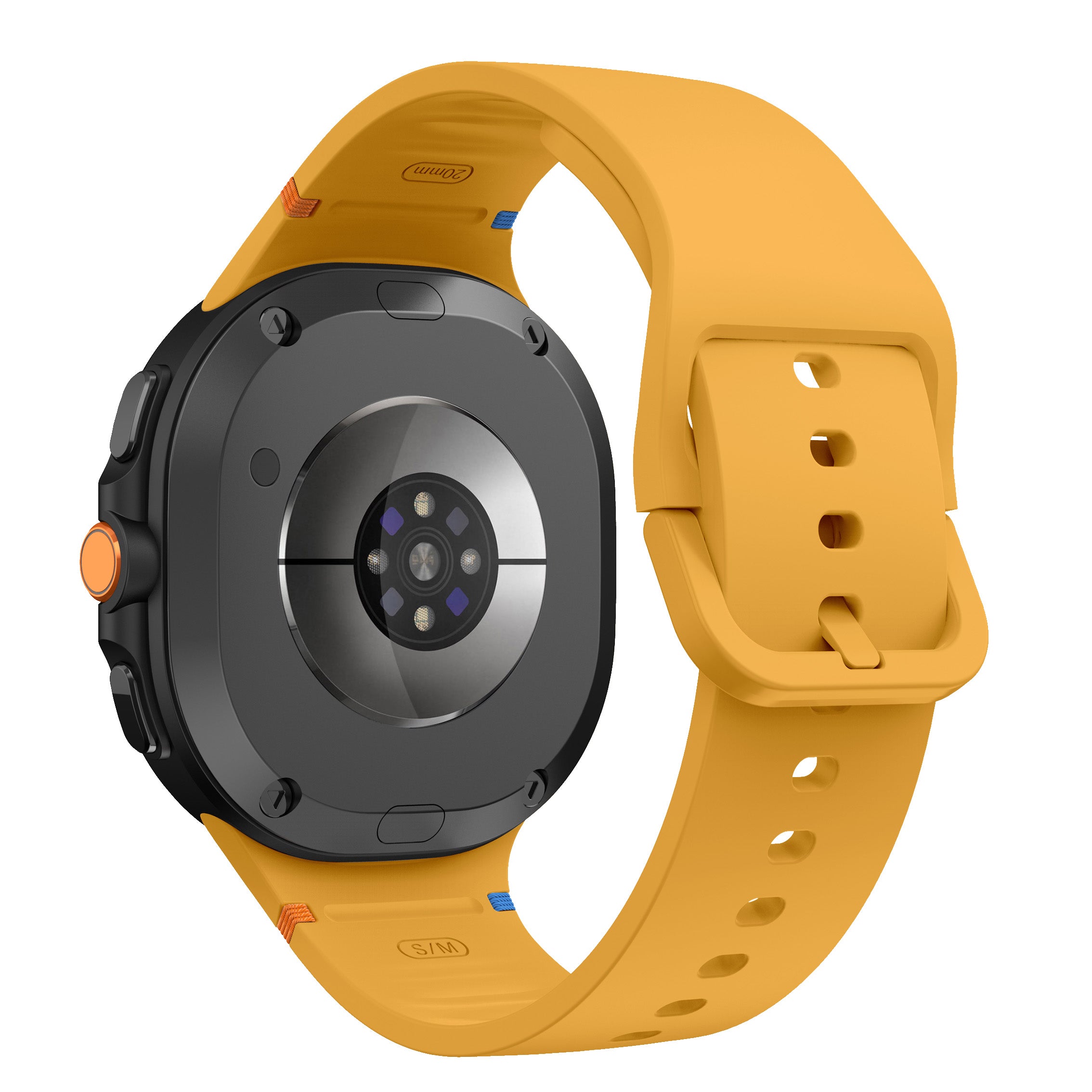 Samsung Galaxy Watch 8 Classic Silikonarmband (Gelb)