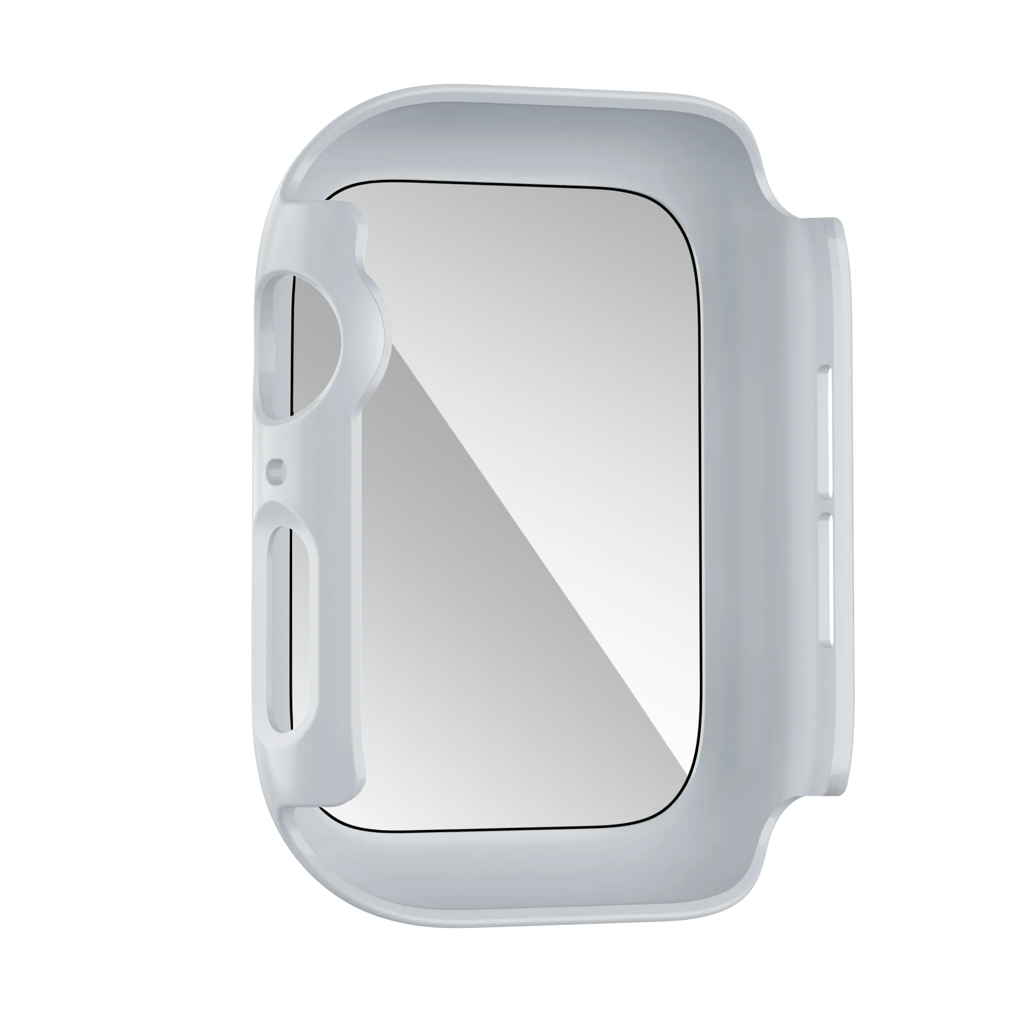 Bandz Apple Watch 10/11 PC-Gehäuse mit Glass (Silber)