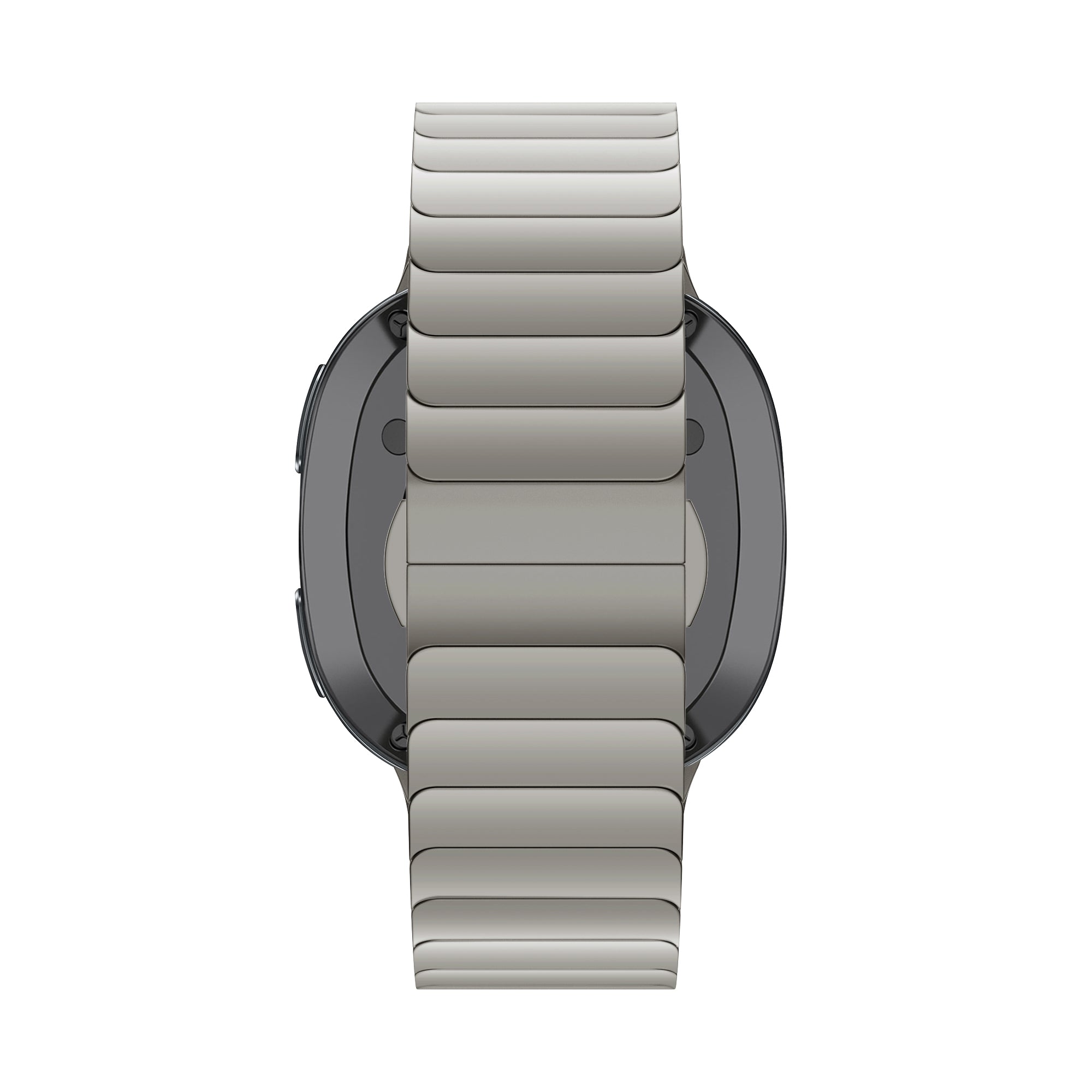 Bandz Samsung Galaxy Watch 9 - 44mm Steel Strap 'One Bead' (Titanium)