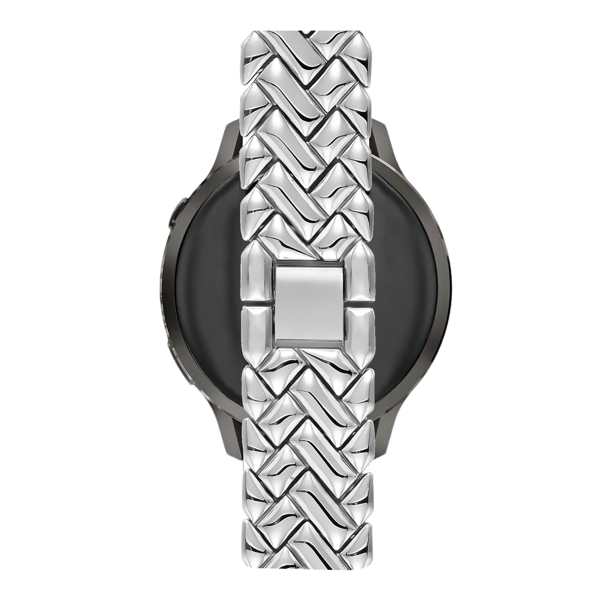 Bandz Oppo Watch X2 Mini Metallarmband 'V-Type' (Silber)