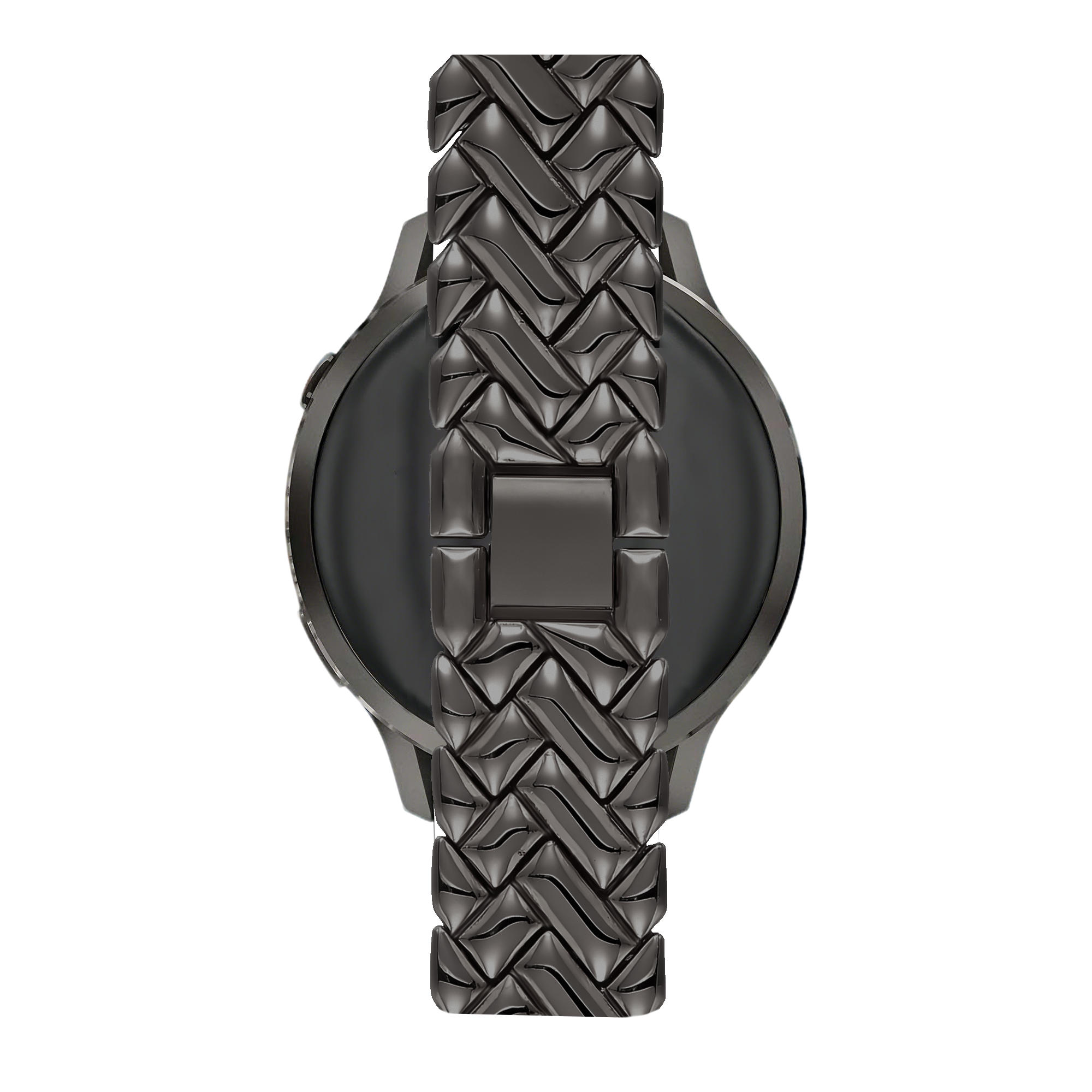 Bandz Withings Steel HR - 36mm Metallarmband 'V-Type' (Schwarz)