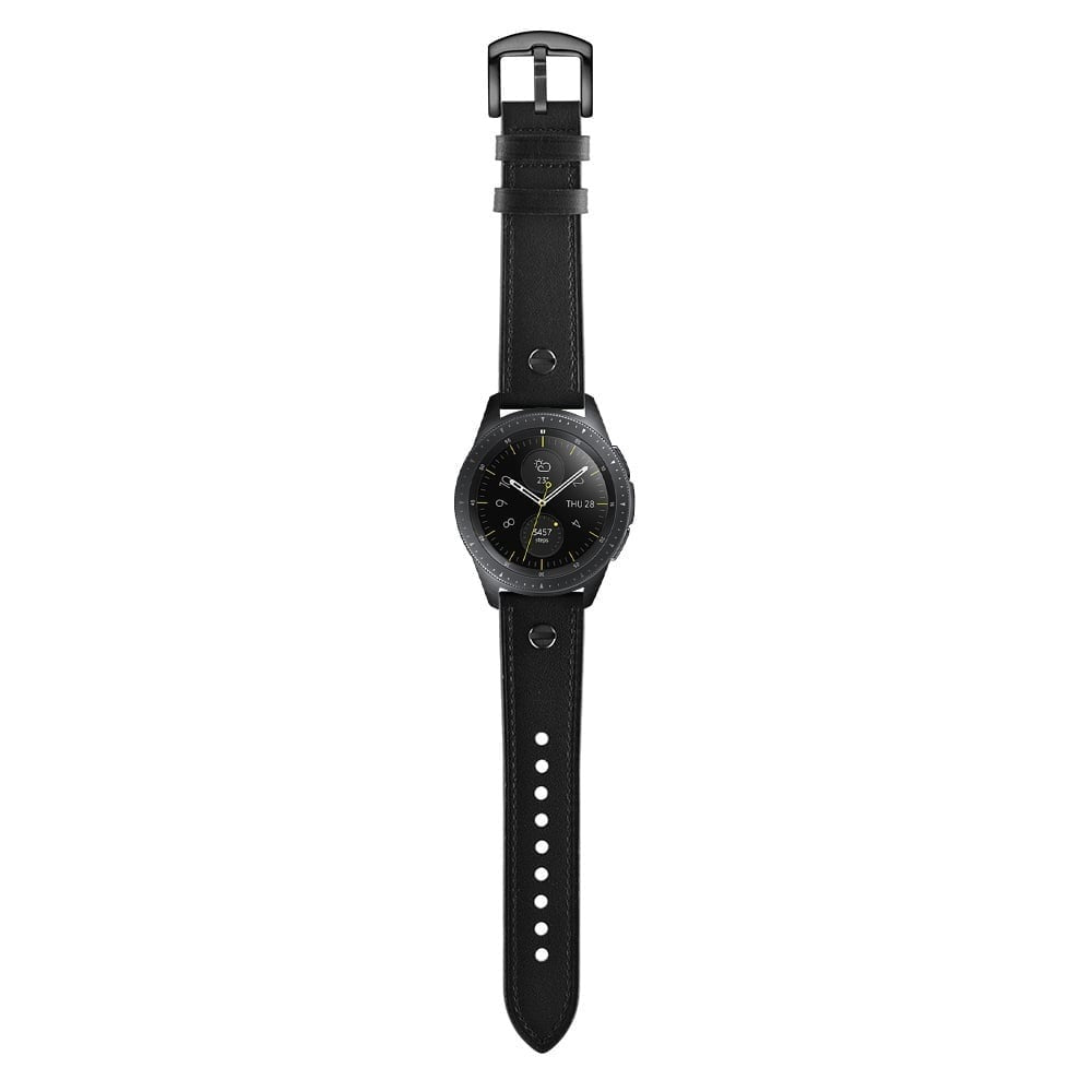 Xiaomi Watch S3 geschraubtes Lederarmband (Schwarz)