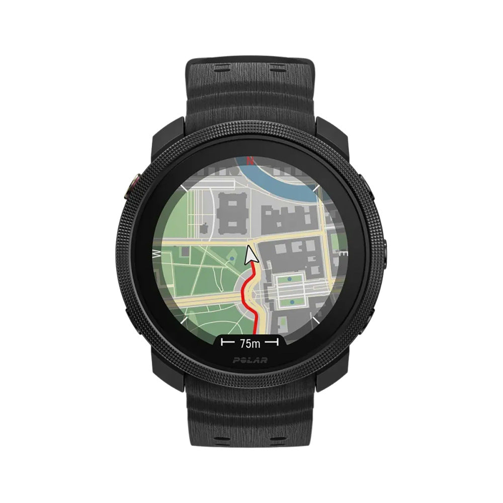 Polar Street X Gebürstetes Silikonarmband (Schwarz)