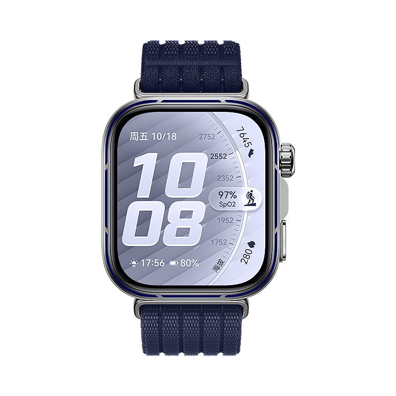 Huawei Watch Fit 4 Pro Ultra Thin Nylon Strap (Dark Blue)