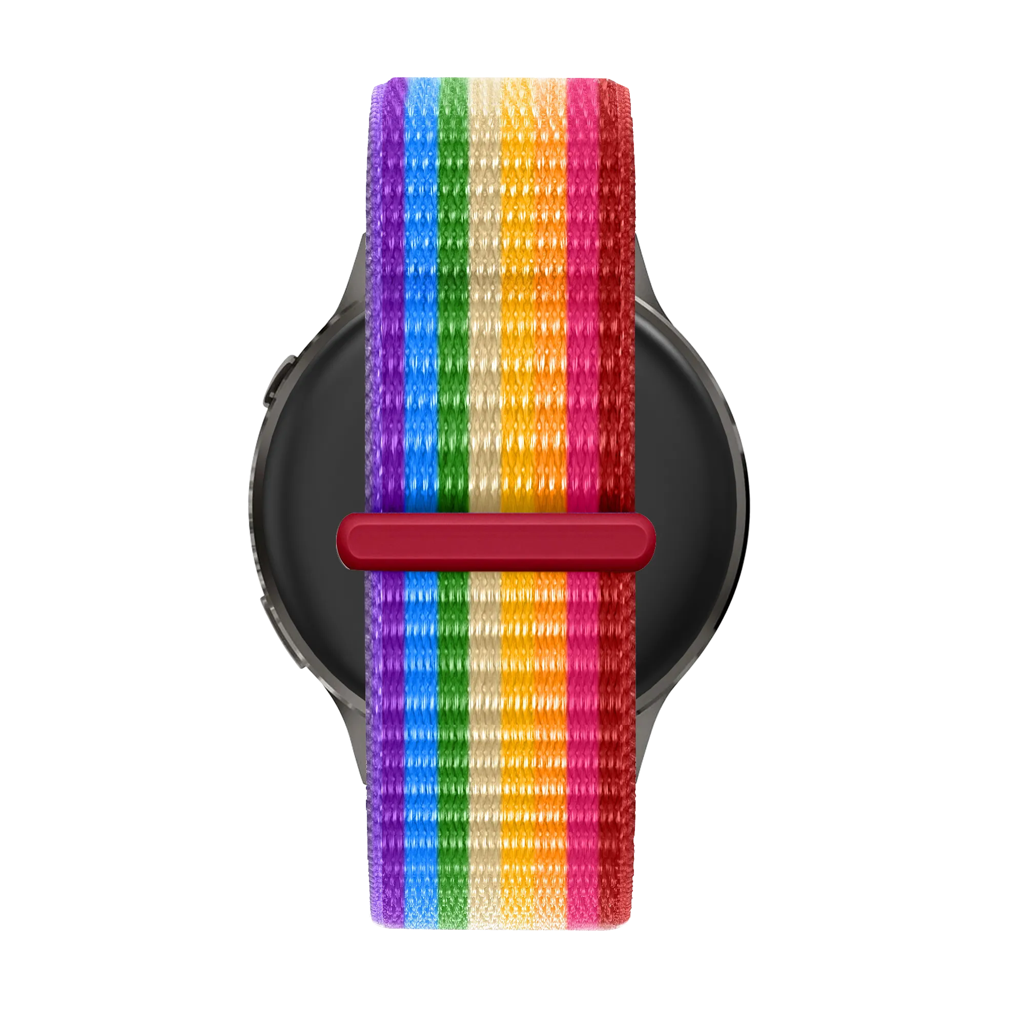 Bandz Garmin Forerunner 265s Nylon Loop Armband (Regenbogen)