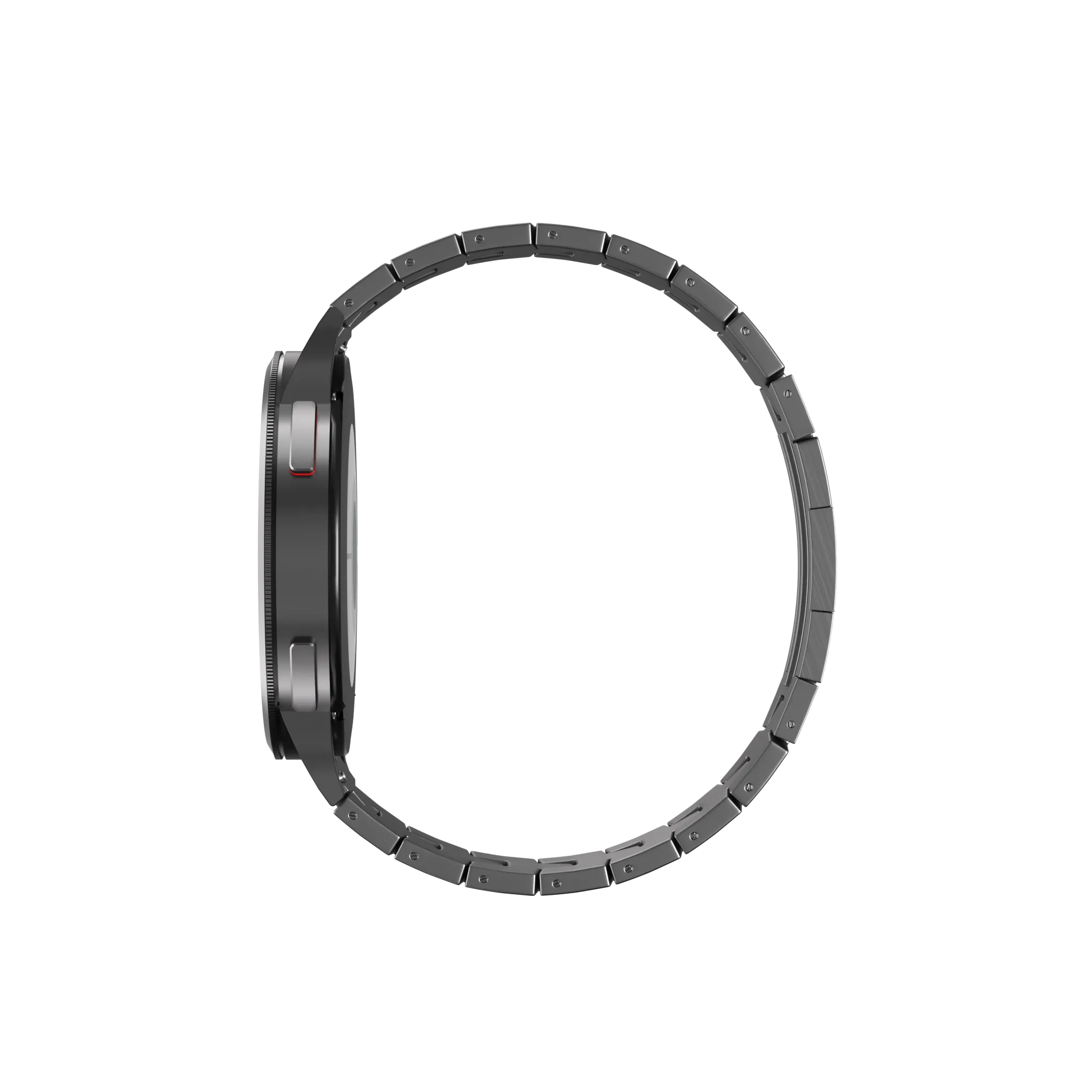 Oppo Watch X2 Gebürstetes Titanarmband (flacher Verschluss) (Graphit)