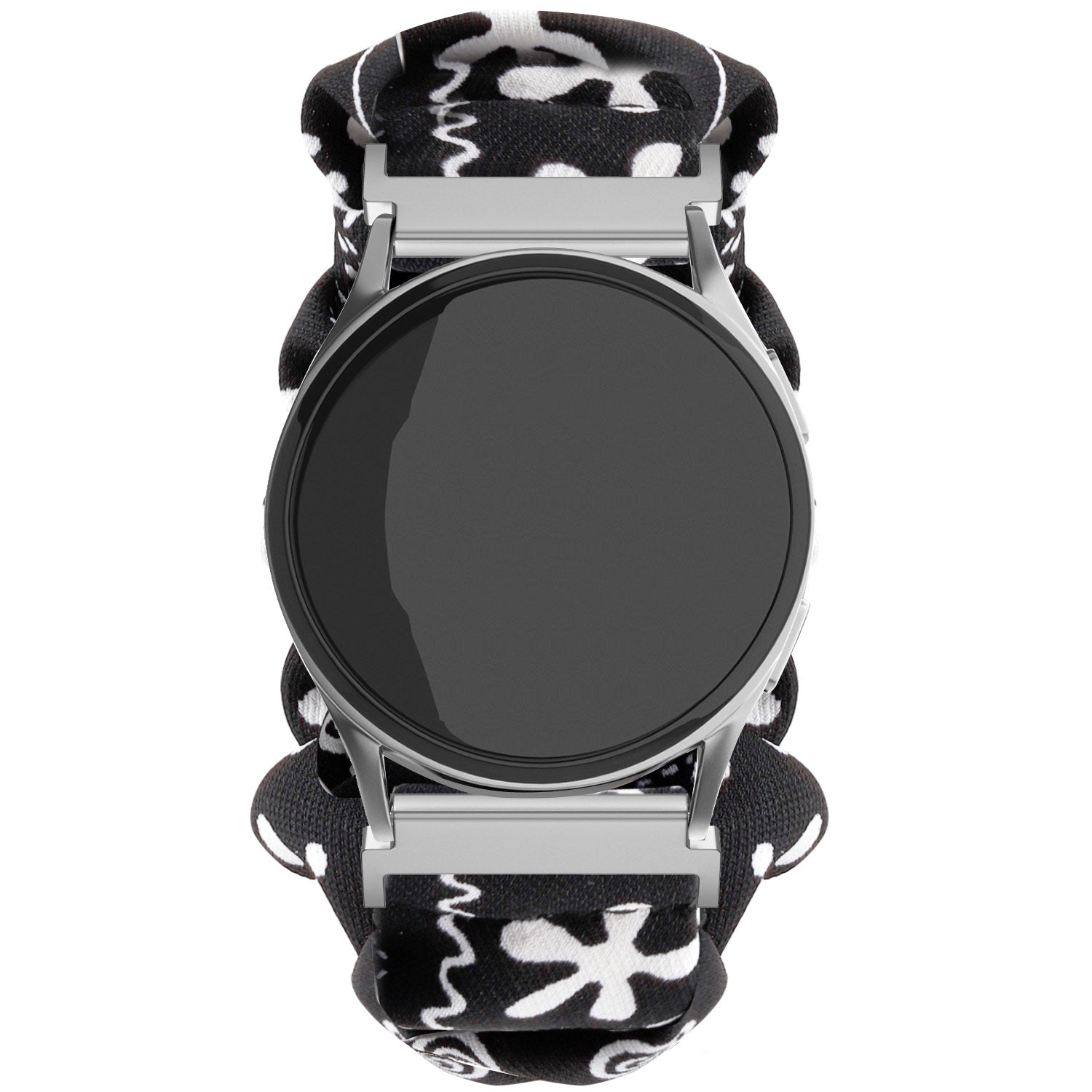 Samsung Galaxy Watch FE Scrunchie Armband (Schwarz Mischung)