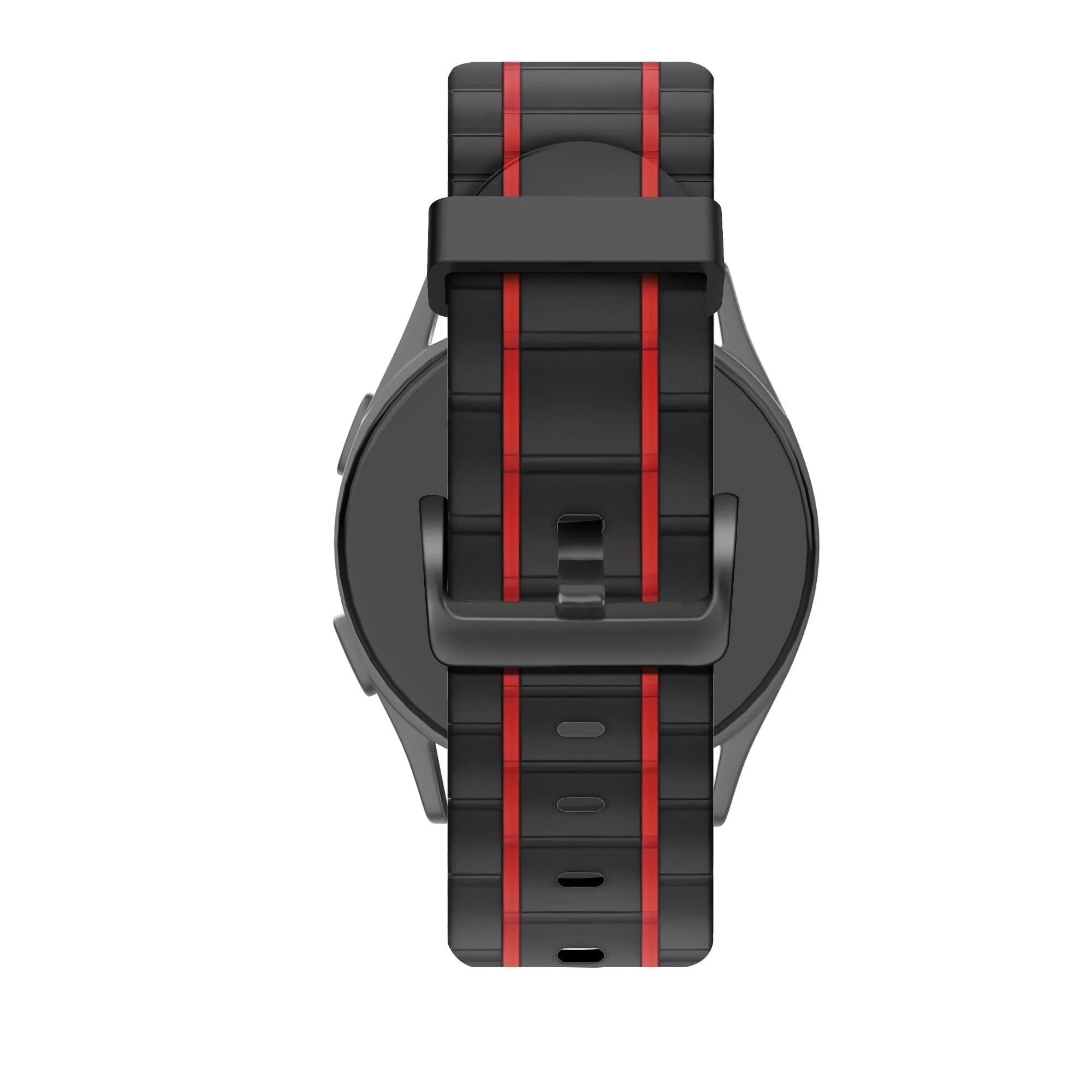 Bandz Suunto 9 Peak Pro Sportarmband gestreift (Schwarz/Rot)