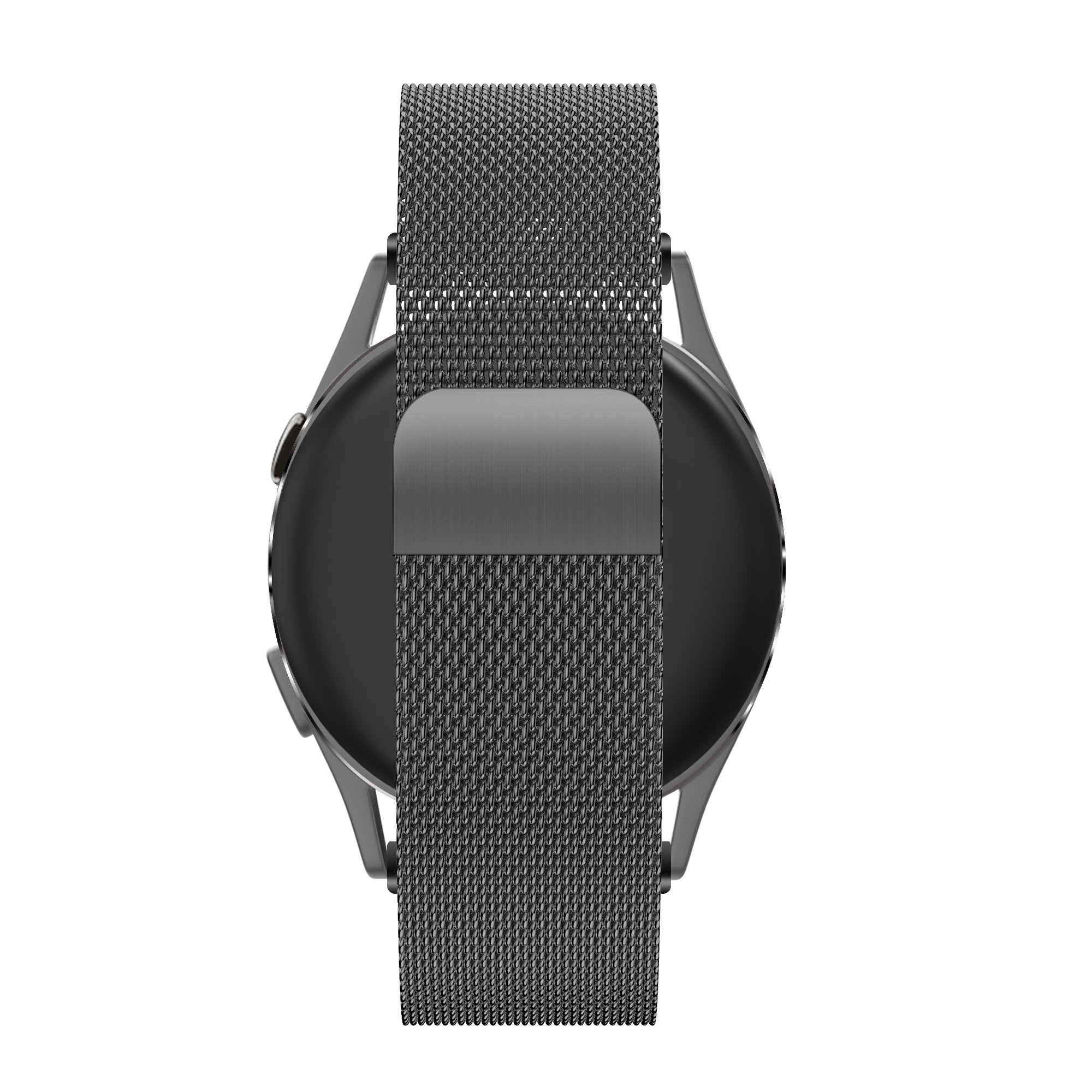 Bandz Garmin Vivomove 3s Milanese Loop Armband (Schwarz)