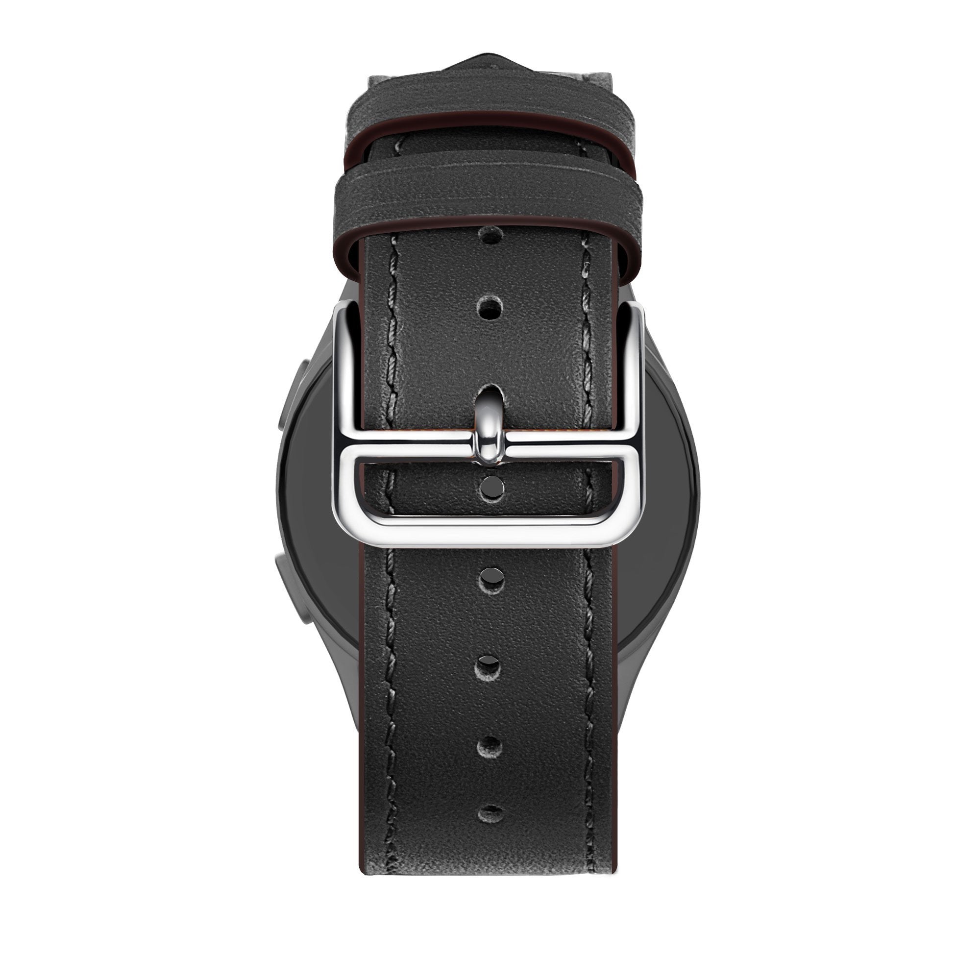 Bandz Huawei Watch GT 5 - 46mm Lederarmband 'Deluxe' (Schwarz)