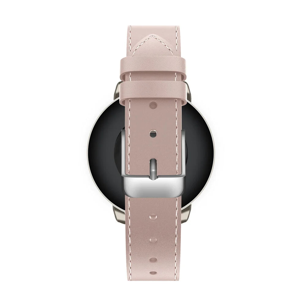 Uhrenarmband Leder 14mm - Schnellverschluss (Rosa)