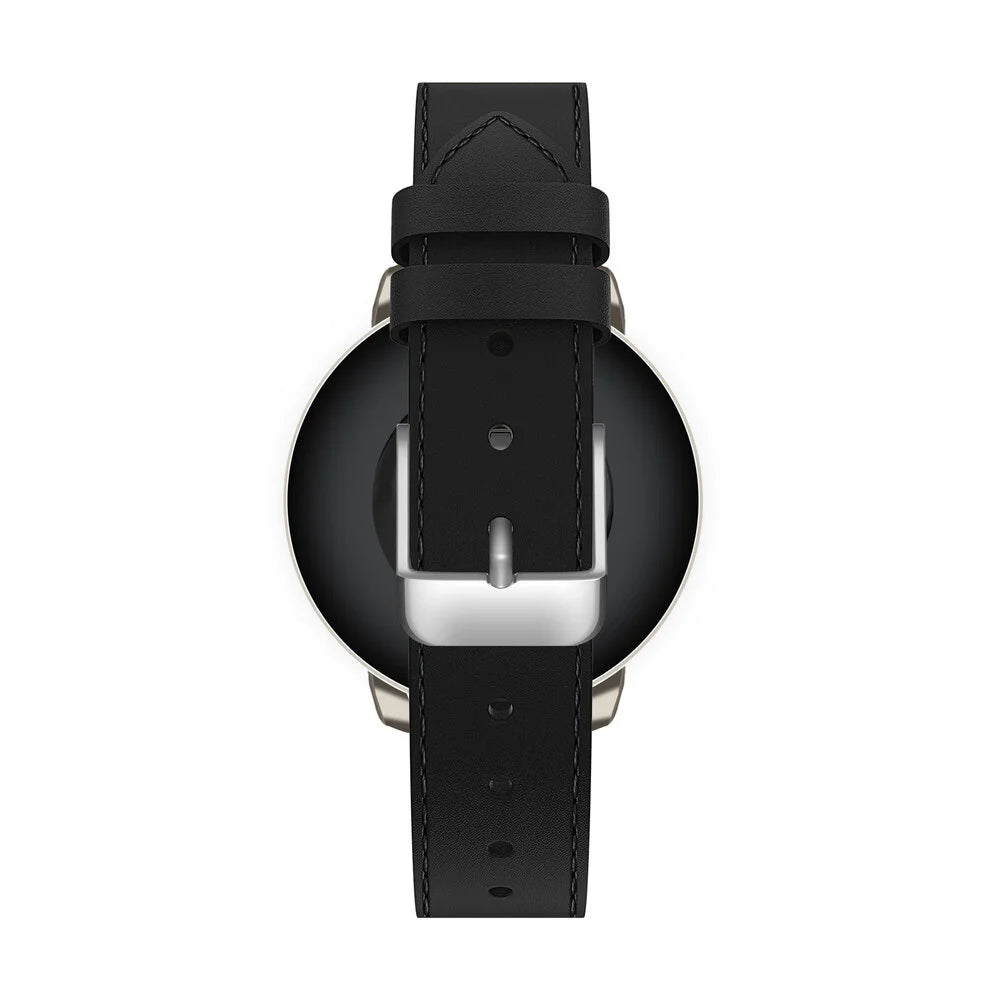 Uhrenarmband Leder 14mm - Schnellverschluss (Schwarz)