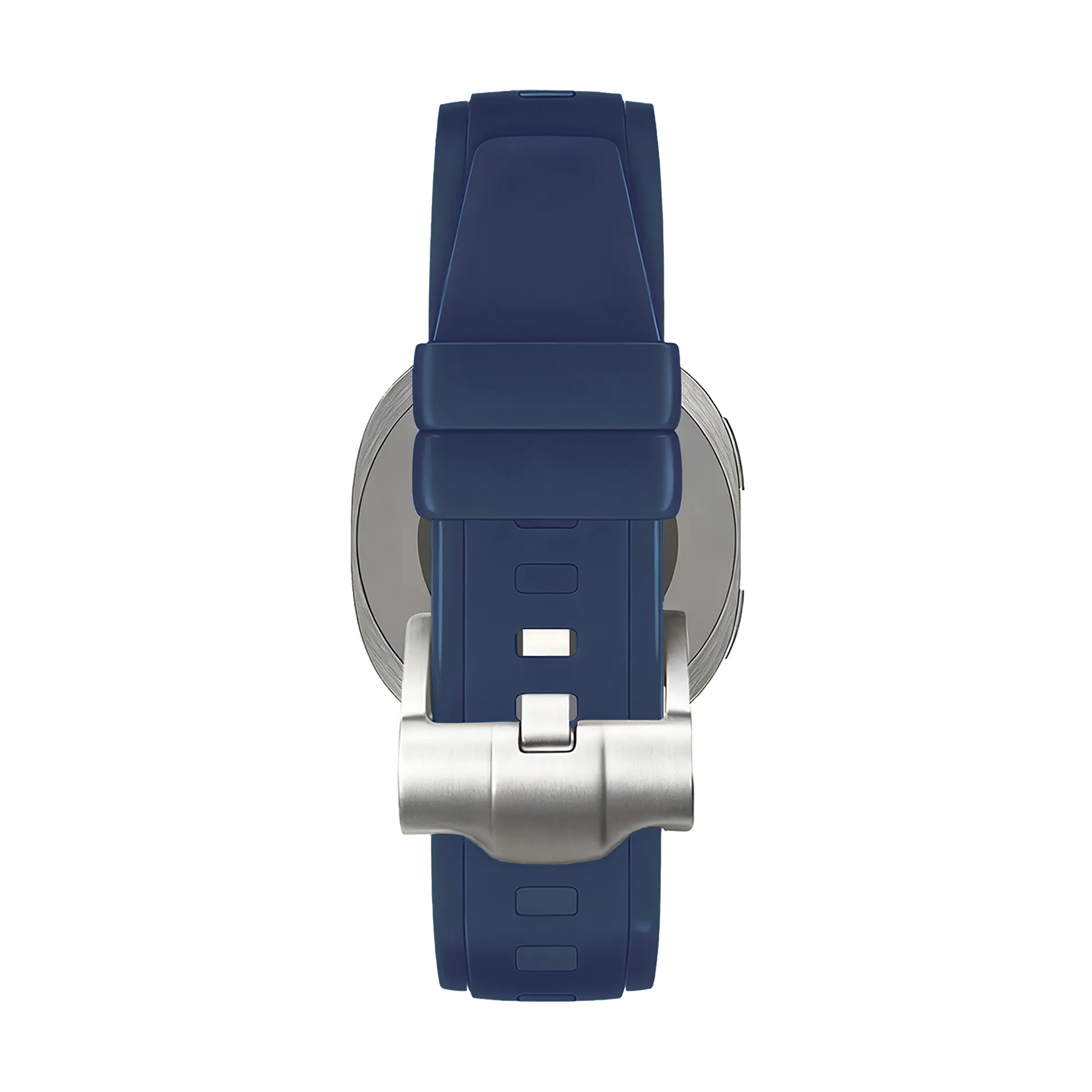 Bandz Samsung Galaxy Watch 8 - 44mm Silikonarmband 'Luxe Liquid' (Dunkel Blau)