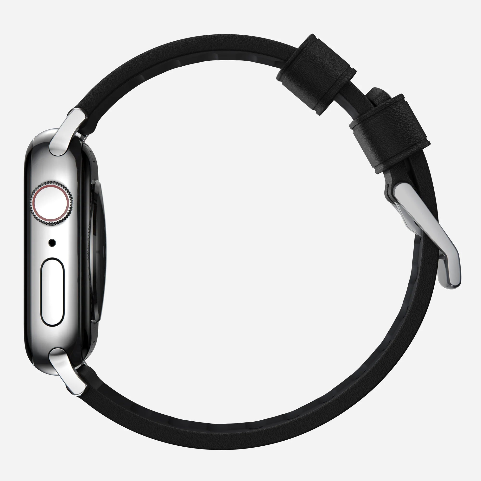 Nomad Active Pro Apple Watch Hybrid Armband (Schwarz/Silber)