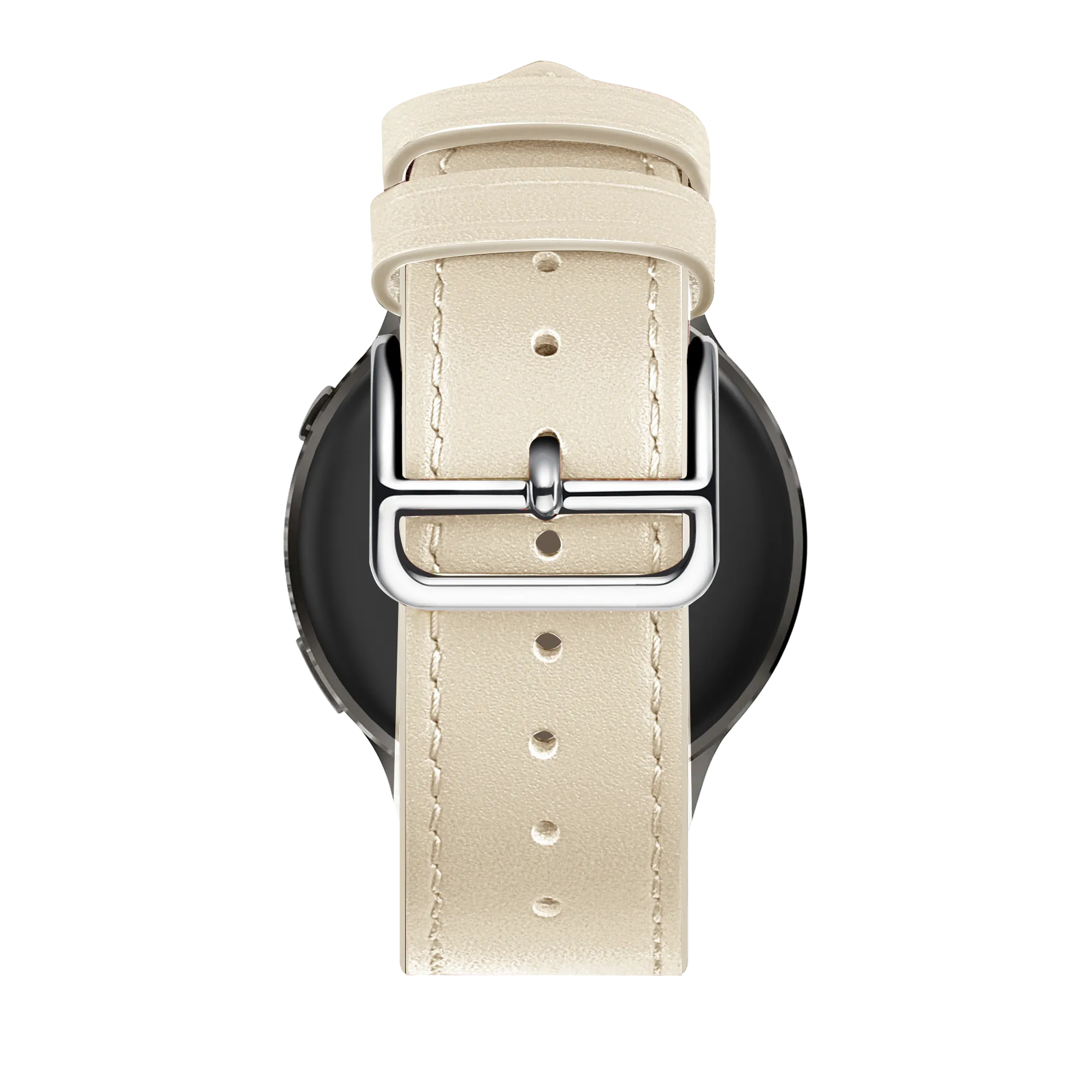Bandz Garmin Forerunner 265s Lederarmband 'Deluxe' (Beige)