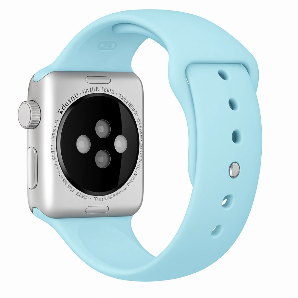 Apple Watch Silikonarmband (Baby Blau)