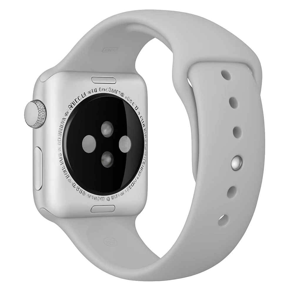 Apple Watch Silikonarmband (Grau)
