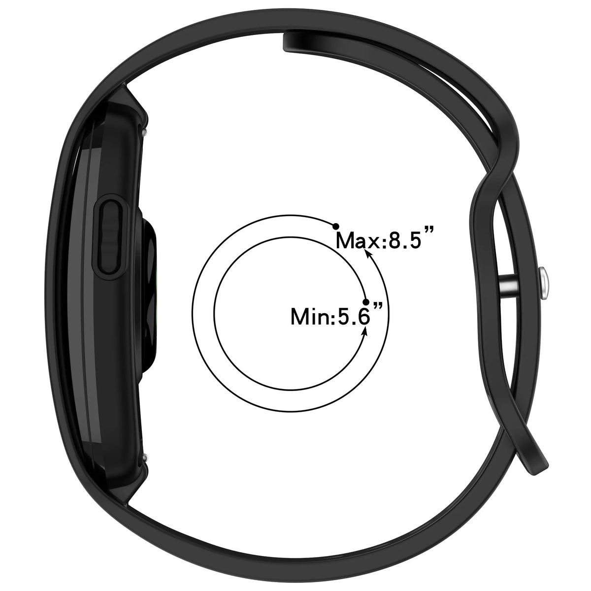 Classic Silicone Strap, black