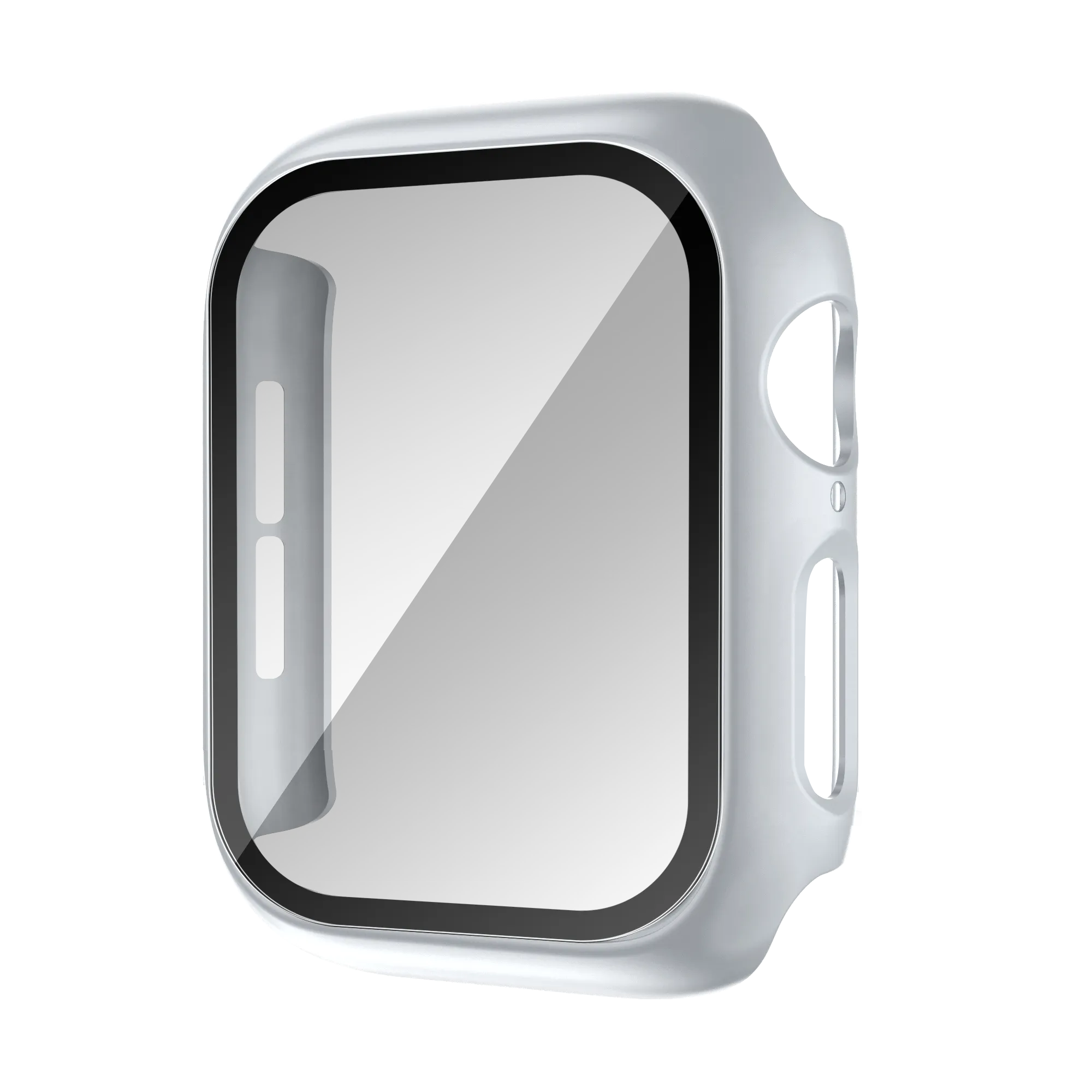 Bandz Apple Watch 10/11 PC-Gehäuse mit Glass (Silber)