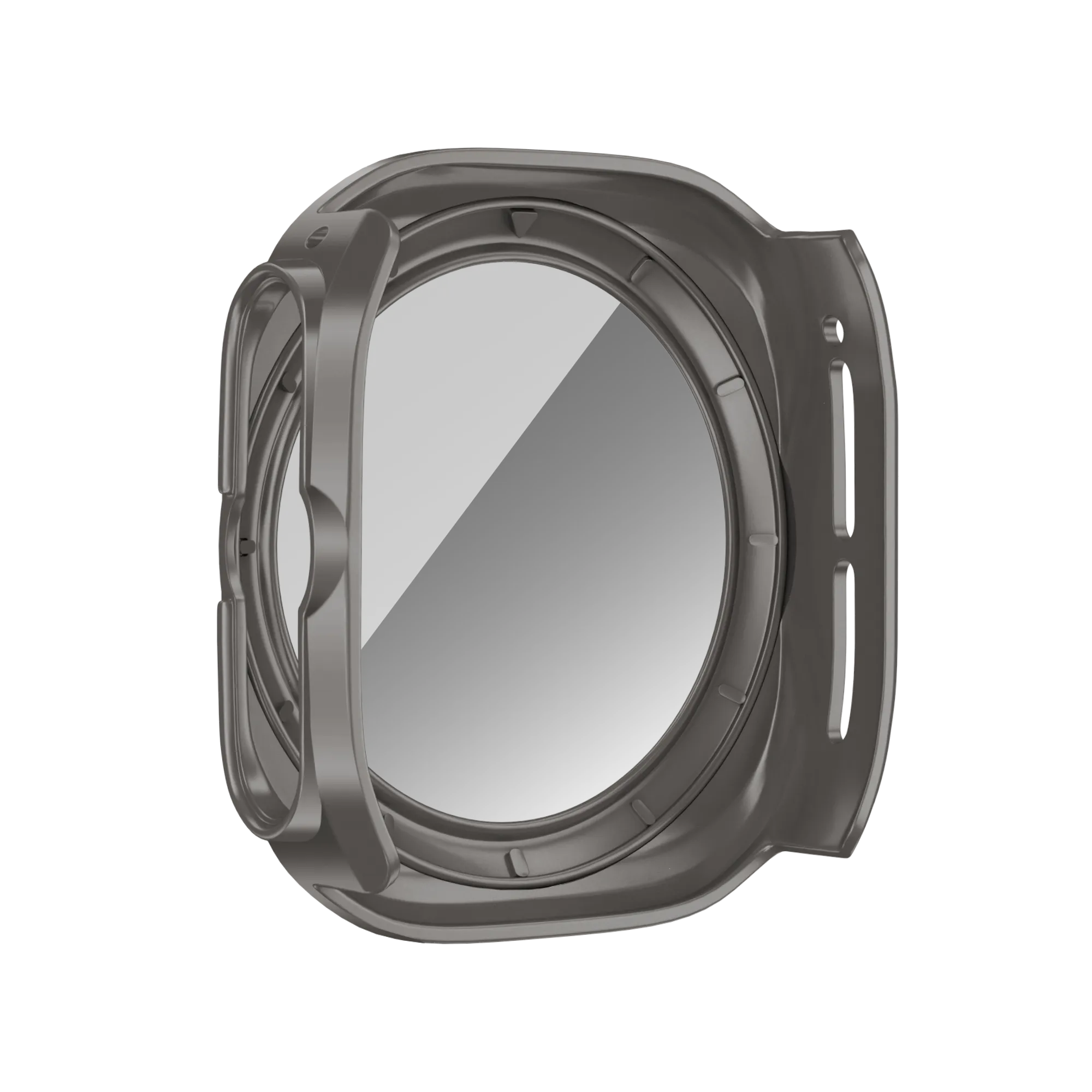 Bandz Samsung Galaxy Watch Ultra PC-Gehäuse mit Glass (Titan Grau)