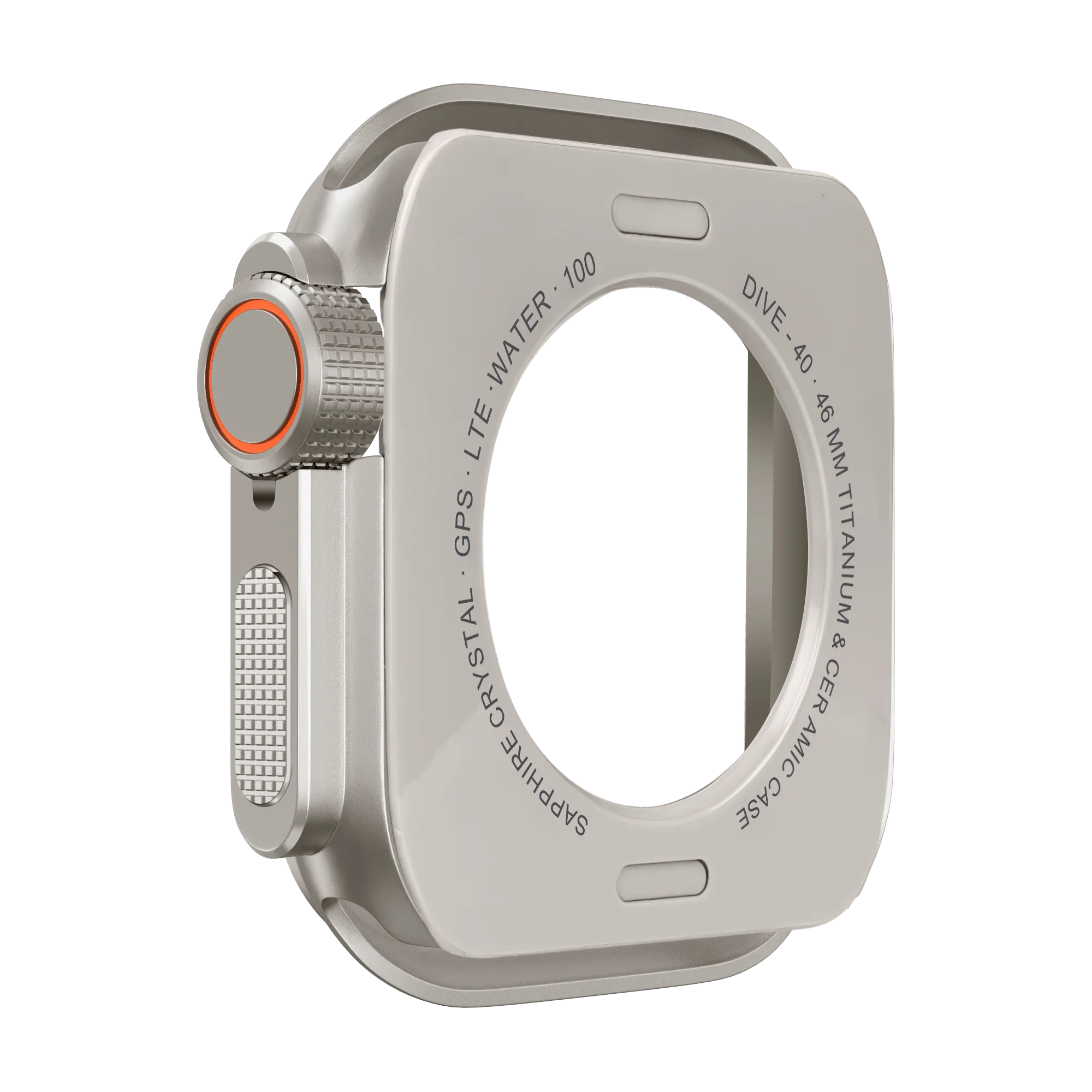 Bandz Apple Watch Metall Hülle (Titan)